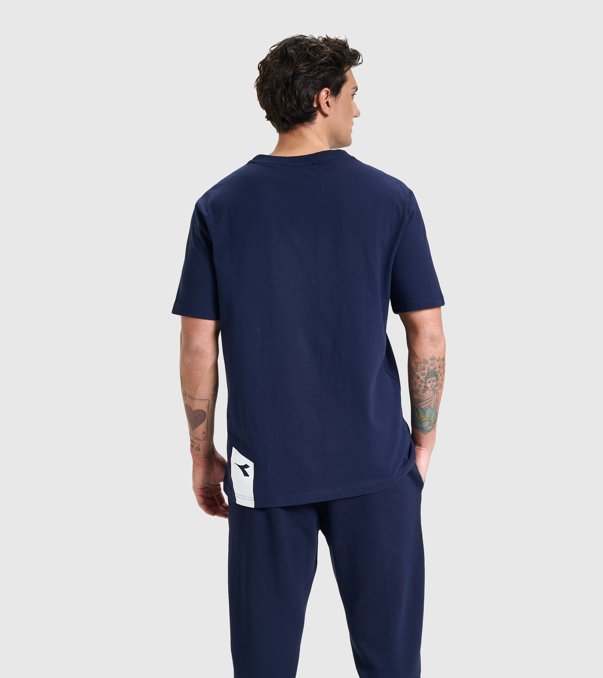 T-shirt - Unisex T-SHIRT SS ICON CLASSIC NAVY - Diadora