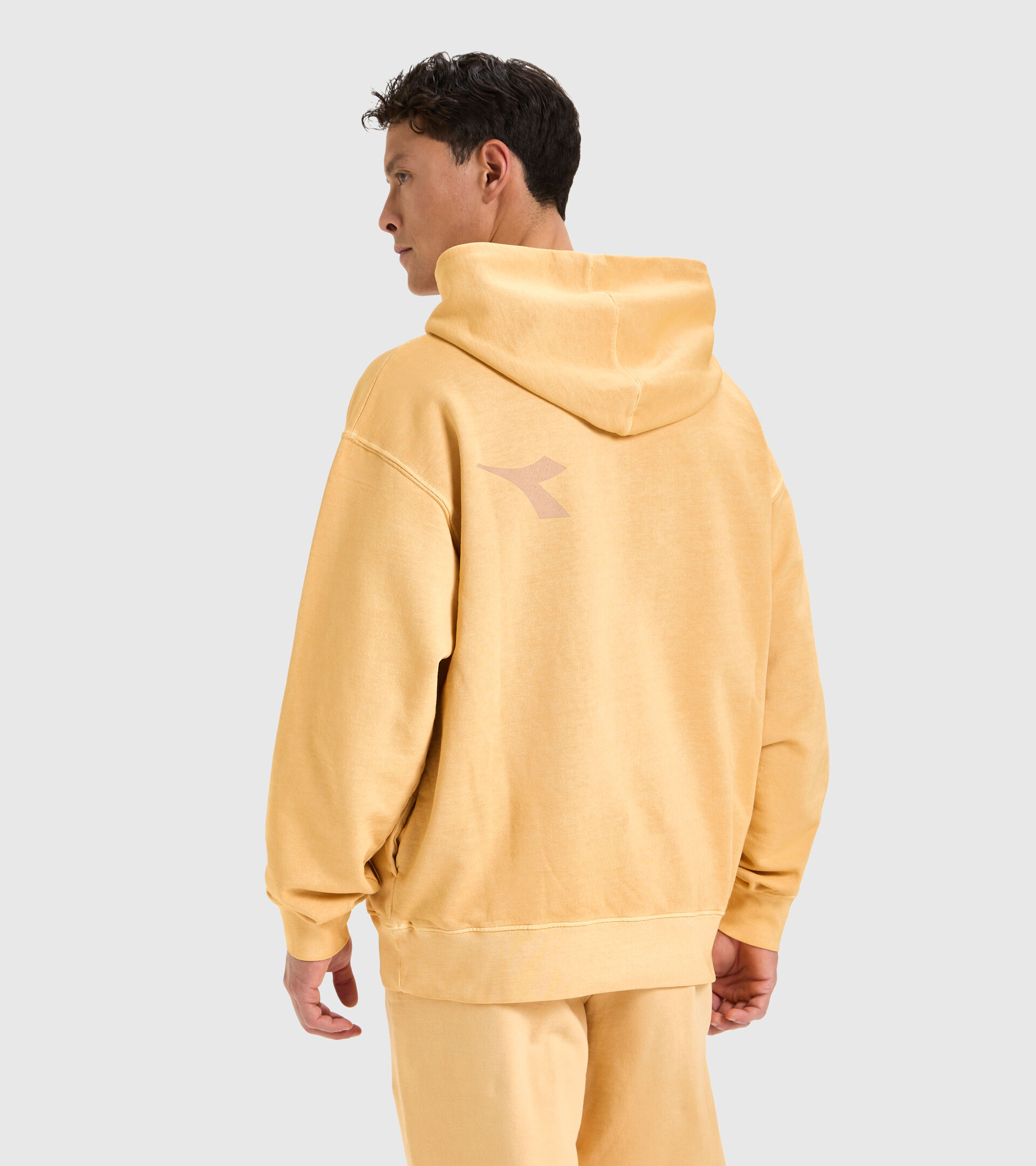 Unbrushed organic sweatshirt - Unisex HOODIE MANIFESTO PALETTE DESERT MIST - Diadora