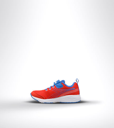 FLAMINGO 6 JR, ROUGE FONCE/IMPERIAL BLEU/BLC Chaussures de running - Unisexe enfant FLAMINGO 6 JR ROUGE FONCE/IMPERIAL BLEU/BLC - Diadora
