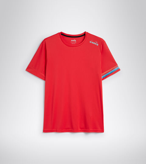 SS CORE TEE, FER.RED ITALY Short-sleeved running T-shirt - Men SS CORE TEE FER.RED ITALY - Diadora