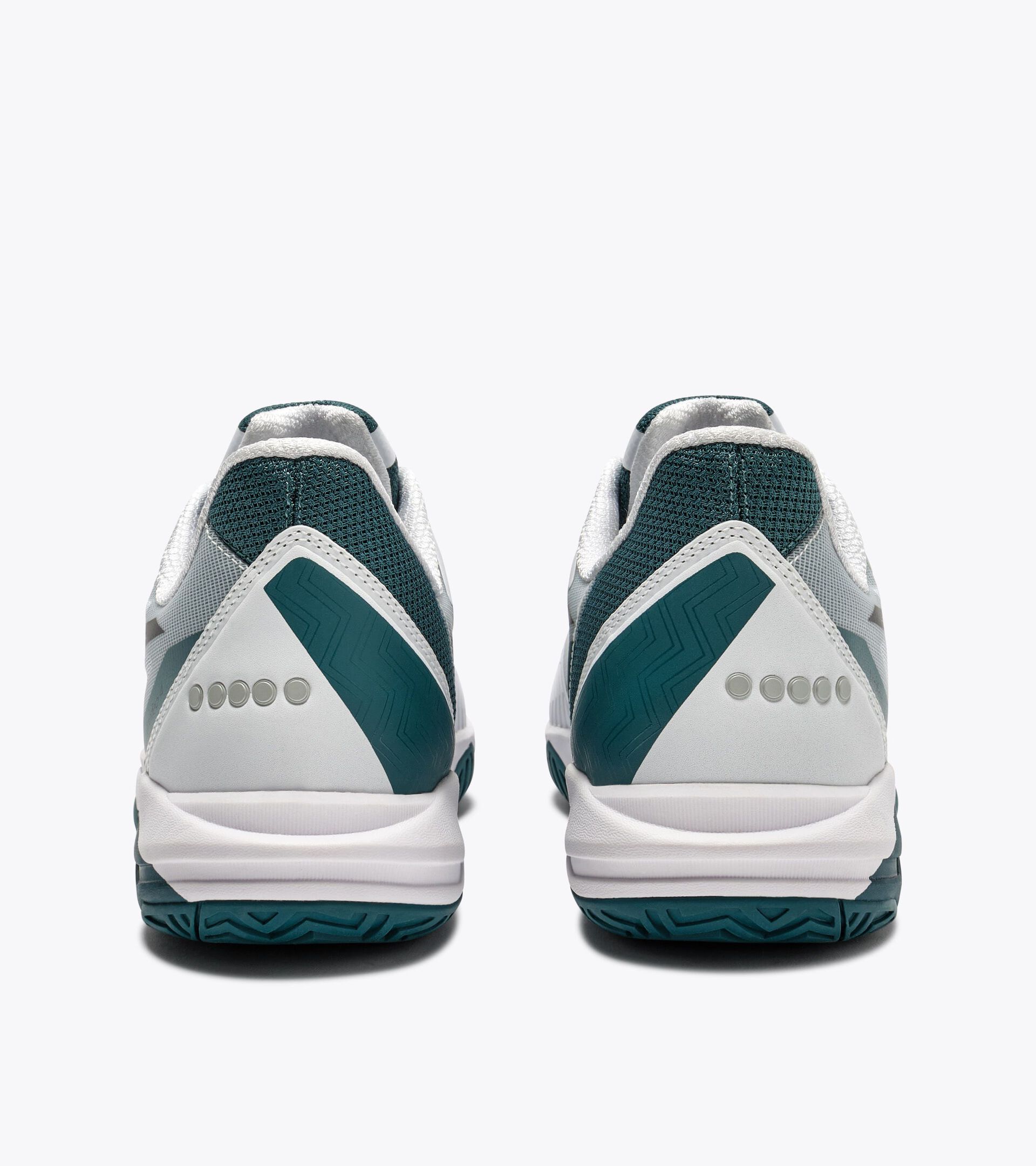 Tennisschuh f&uuml;r Hartpl&auml;tze oder Sandpl&auml;tze - Stabilit&auml;t - Herren TROFEO 4 AG BIANCO/NERO/VERDE PINO - Diadora