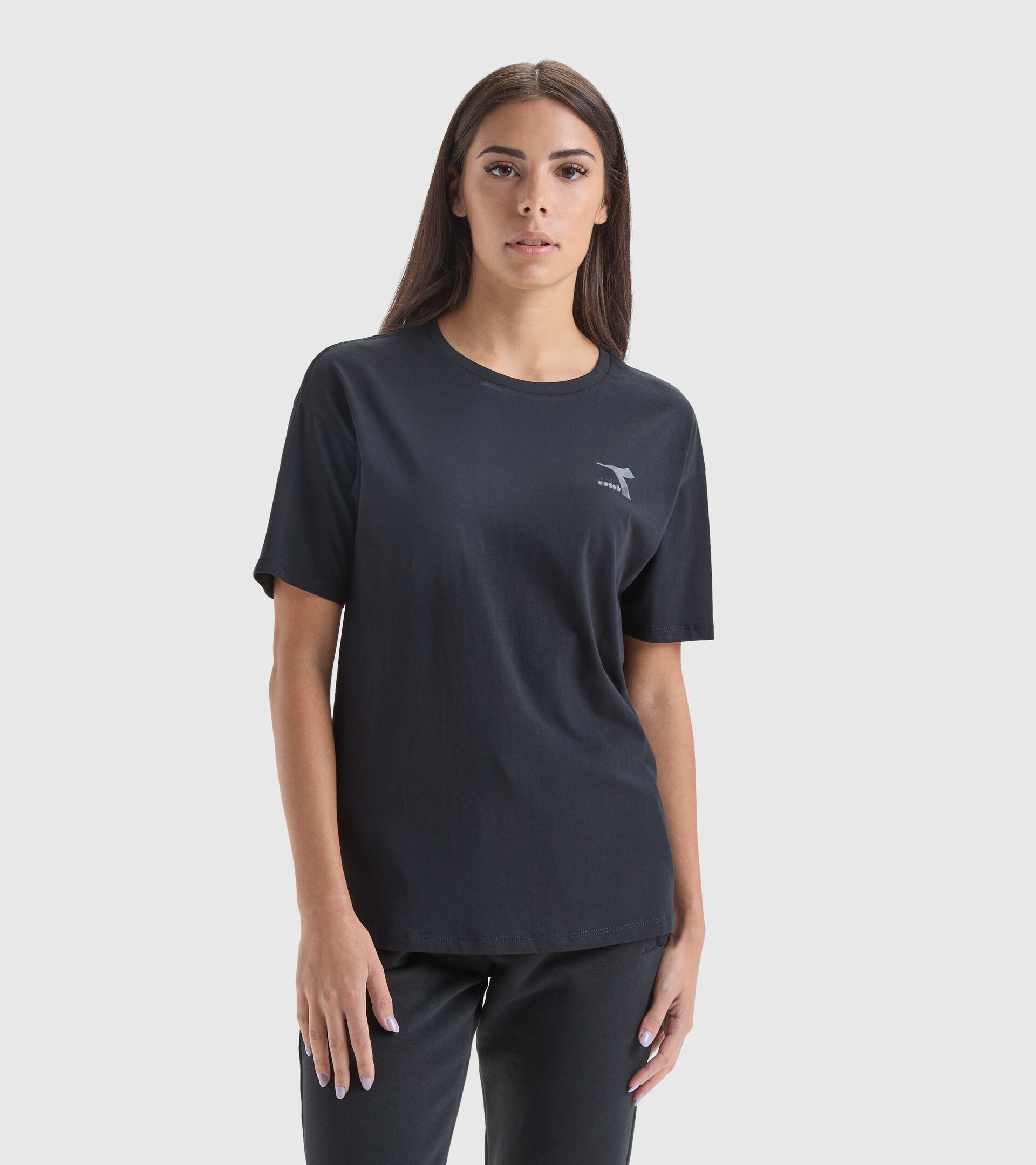 Camiseta deportiva - Mujer L.T-SHIRT SS CHROMIA NEGRO - Diadora