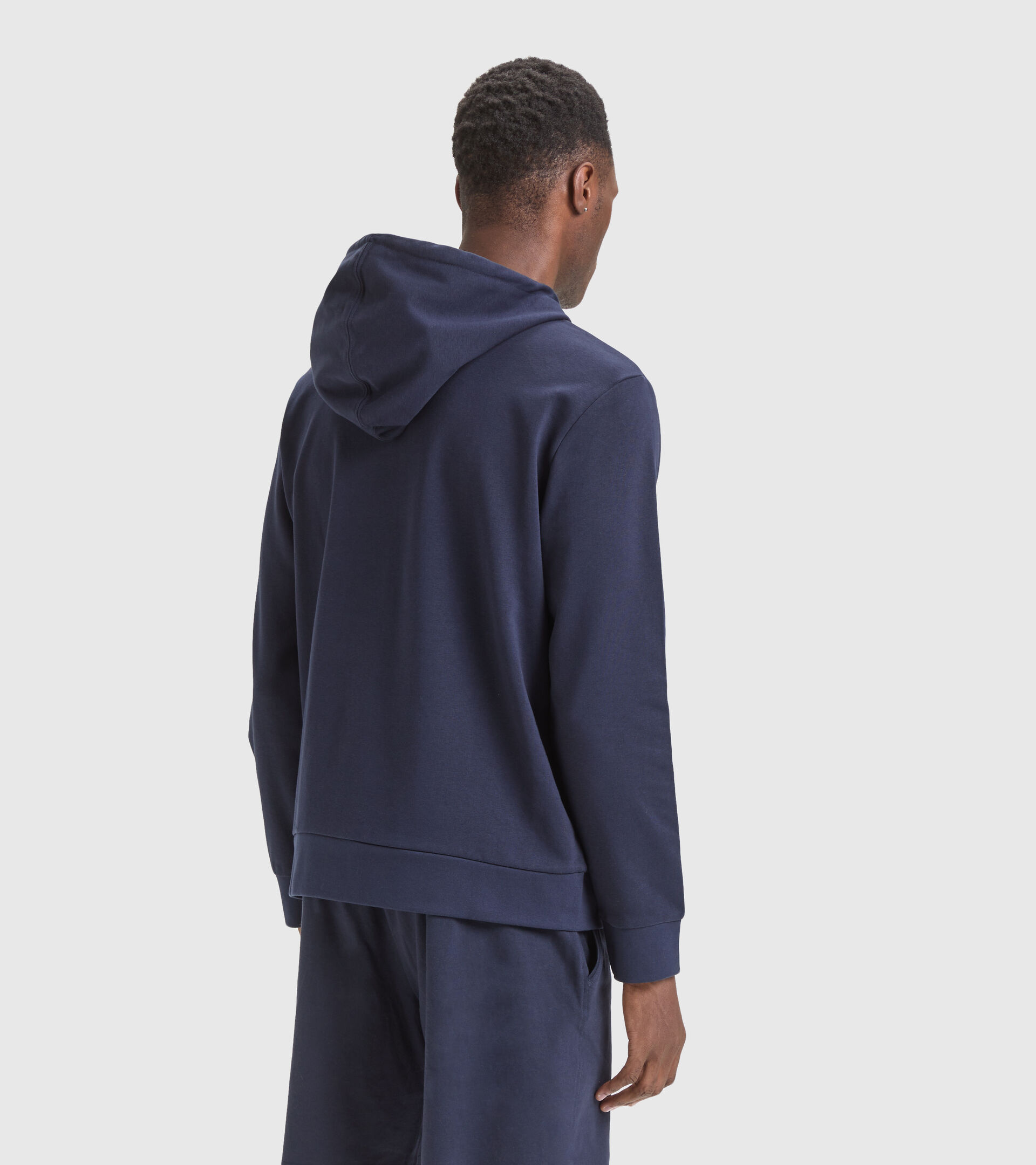 Cotton hoodie - Men HOODIE CHROMIA CLASSIC NAVY - Diadora