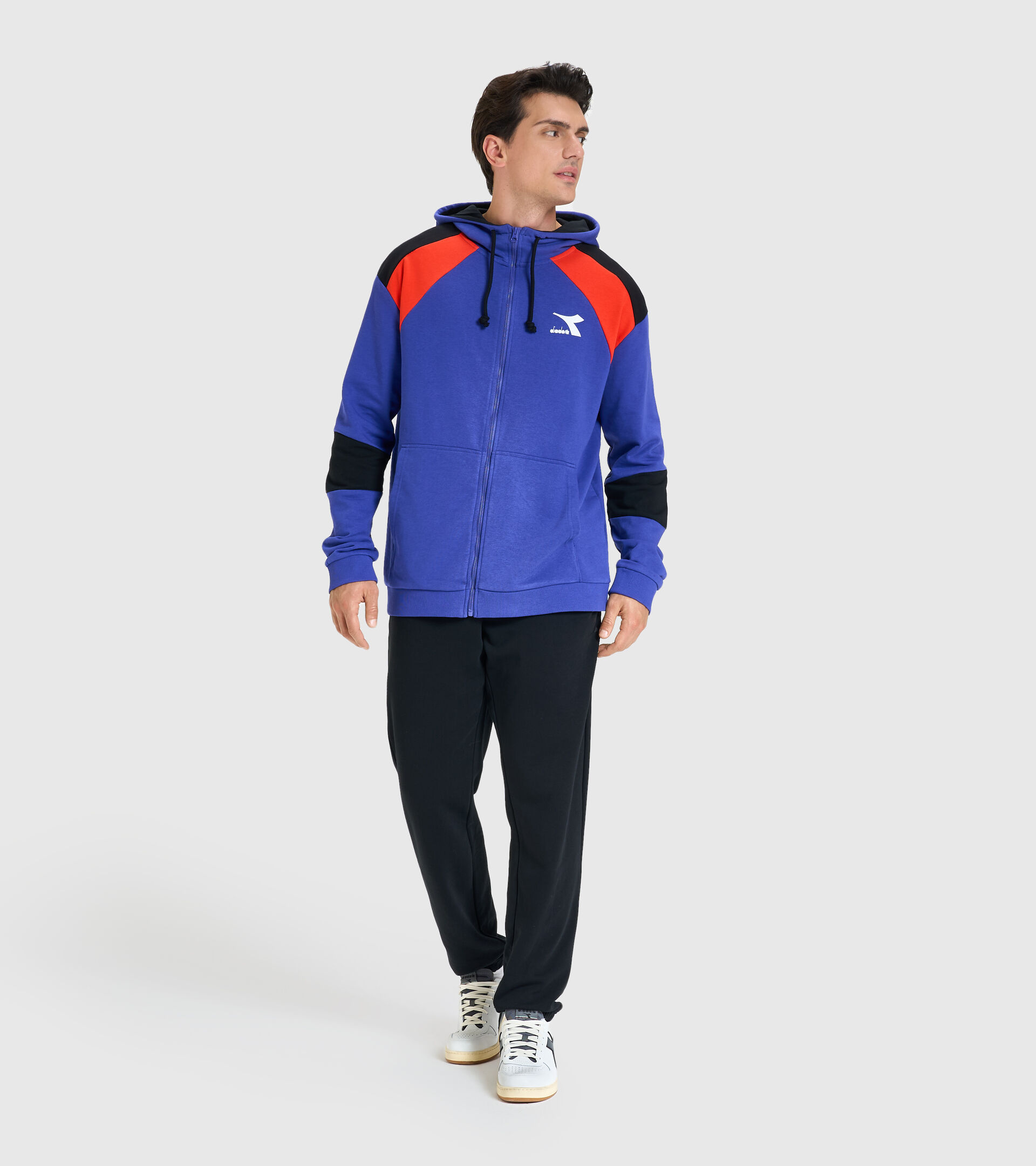 Tracksuit - Men TRACKSUIT HD FZ CORE BLUE REGISTA - Diadora
