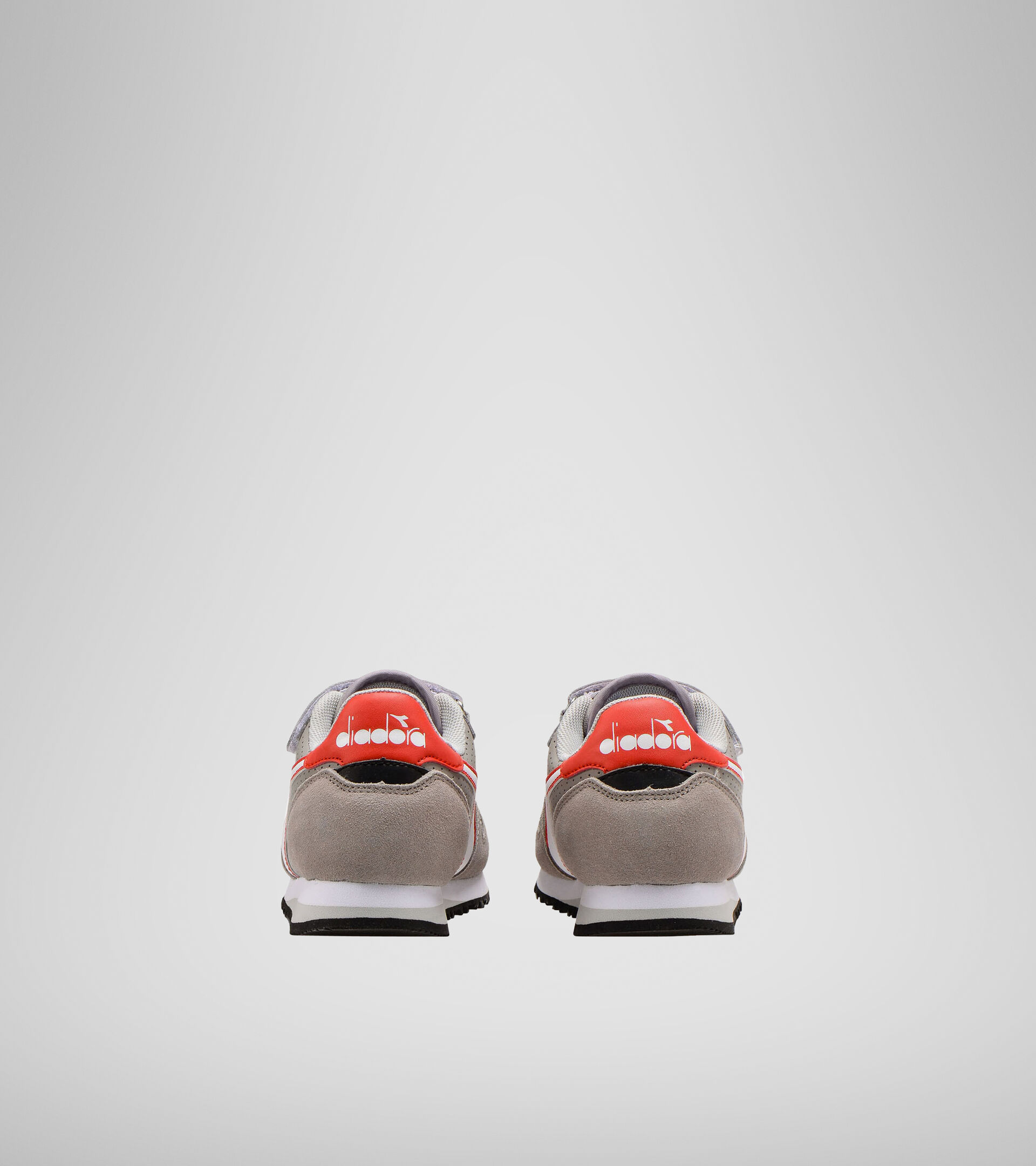 Sports shoes - Kids 4-8 years SIMPLE RUN UP PS ASH/WHITE - Diadora
