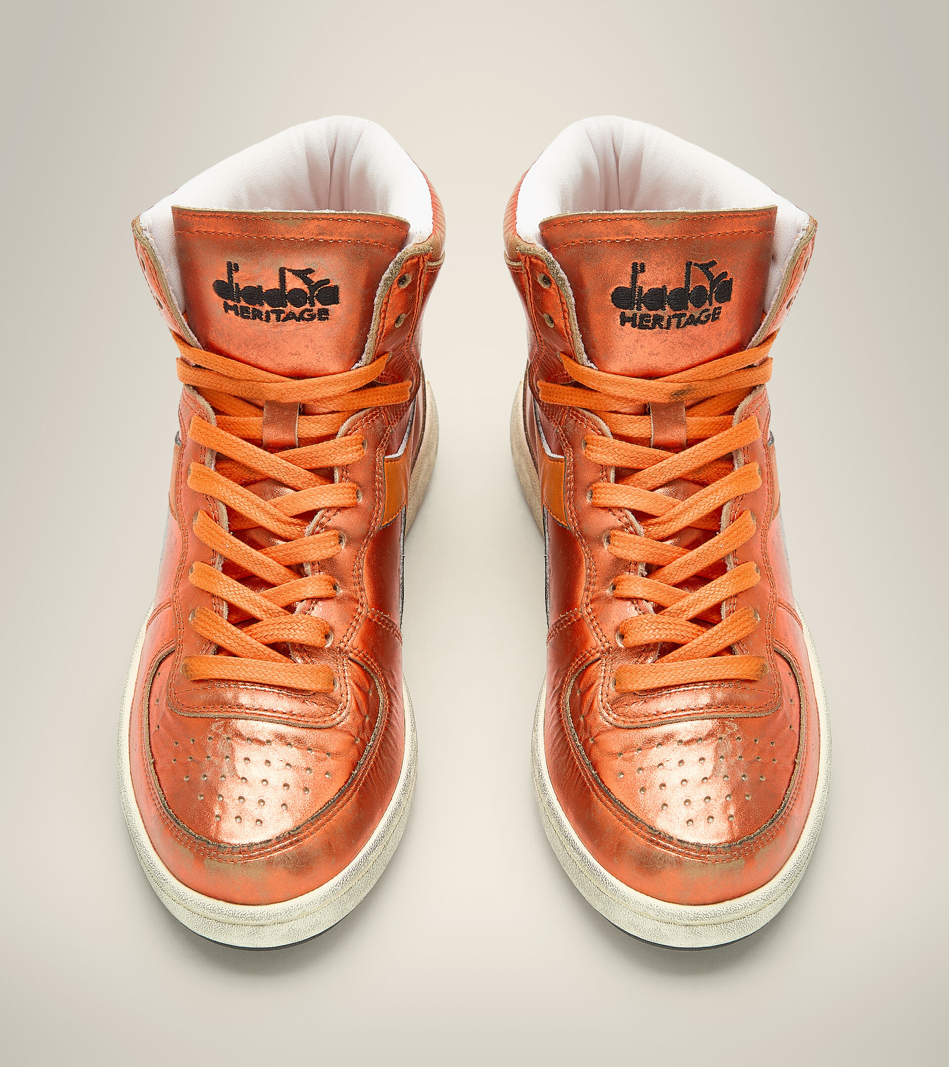 Zapatilla Heritage - Unisex MI BASKET METAL USED ROSA CORAL - Diadora