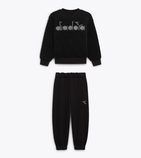 Eco-fur set - Girls JG. TEDDY SET RHINESTONE TD BLACK - Diadora