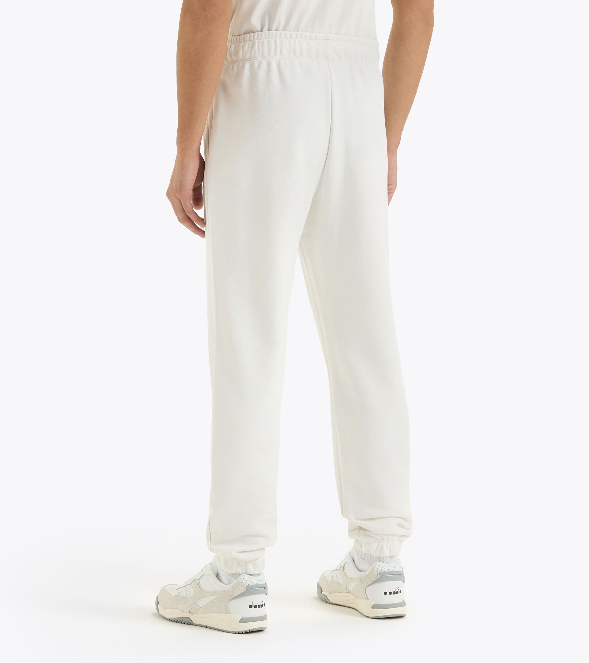 Pantaloni sportivi - Gender Neutral PANTS ATHL. LOGO BIANCO LATTE - Diadora