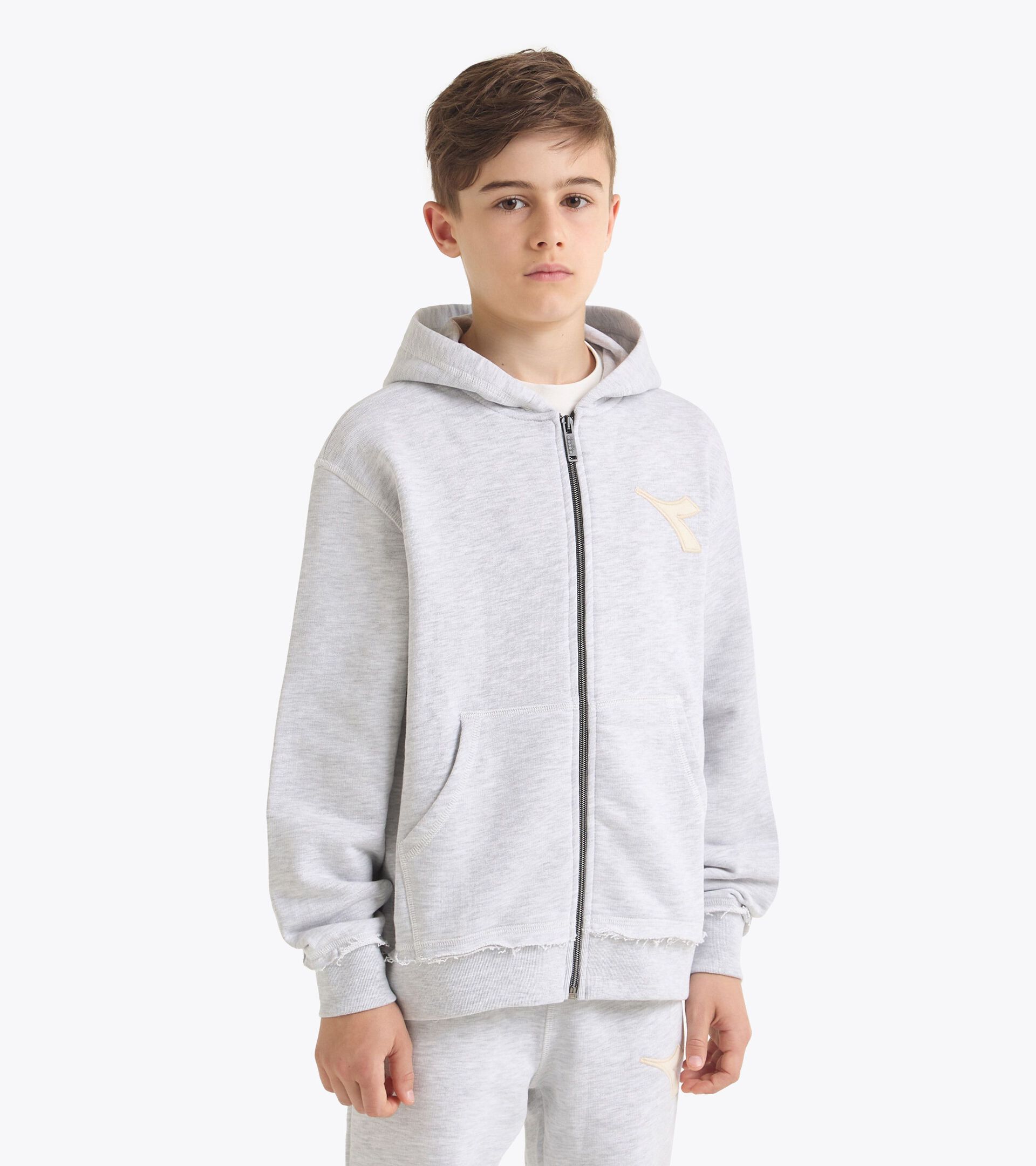 Sweat-shirt à capuche - Ado garçon
JB. HOODIE FZ DISTRICT GRIS MOYENNE CLAIR MELANGE - Diadora