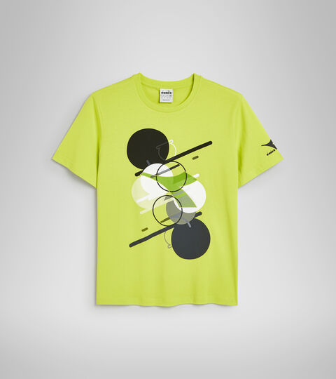 T-SHIRT SS TWIST, SCHWEFELQUELLE T-Shirt aus Baumwolle - Herren T-SHIRT SS TWIST SCHWEFELQUELLE - Diadora