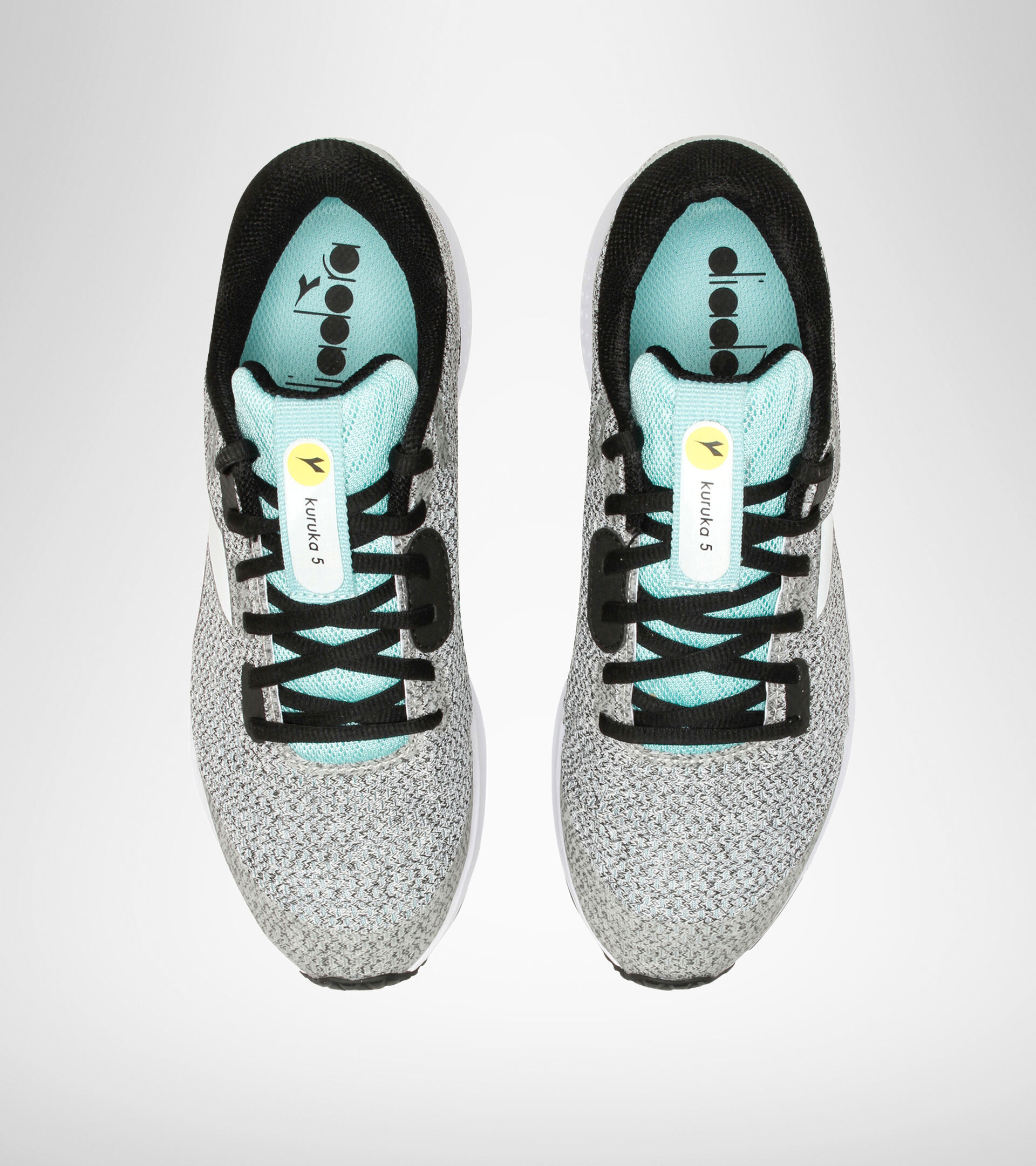 Running shoe - Women KURUKA 5 W SILVER DD/WHITE/BLUE TINT - Diadora