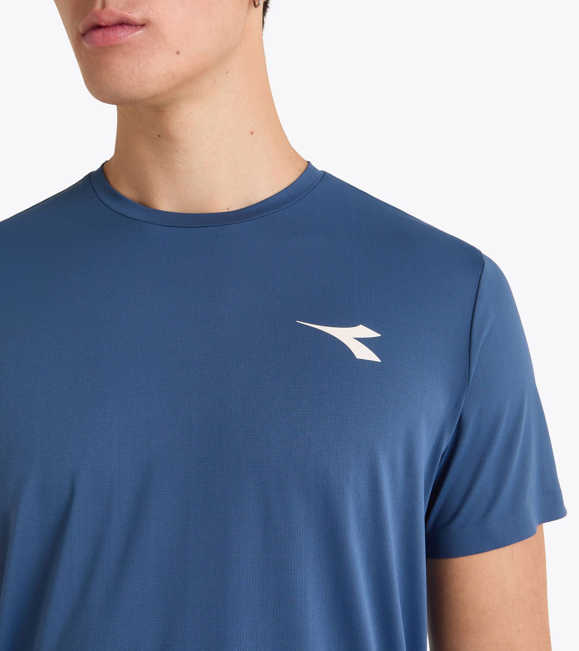 Tennis-T-Shirt§Wettkampf§Herren SS T-SHIRT ICON DUNKEL BLAU - Diadora