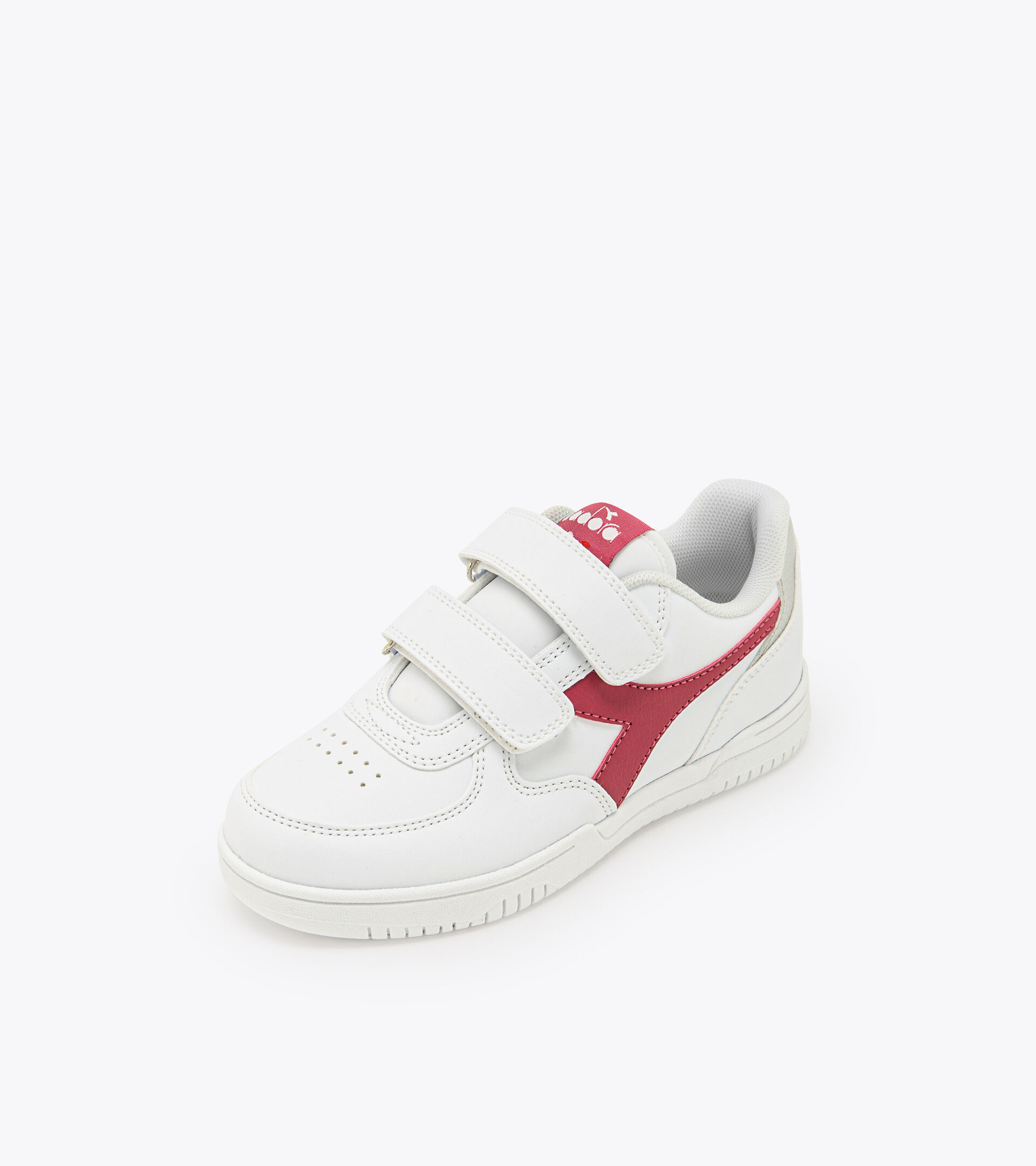 Sports shoes - Kids 4-8 years RAPTOR LOW PS WHITE/PERSIAN RED - Diadora