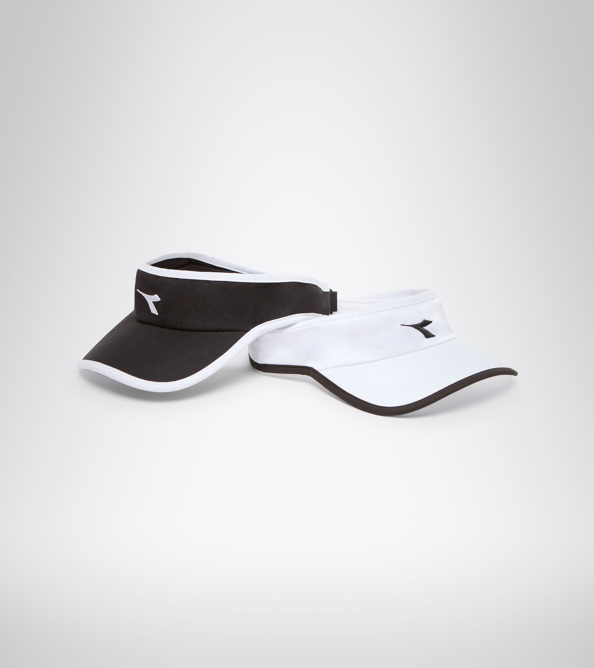 Tennis visor - Unisex VISOR BLACK/OPTICAL WHITE - Diadora
