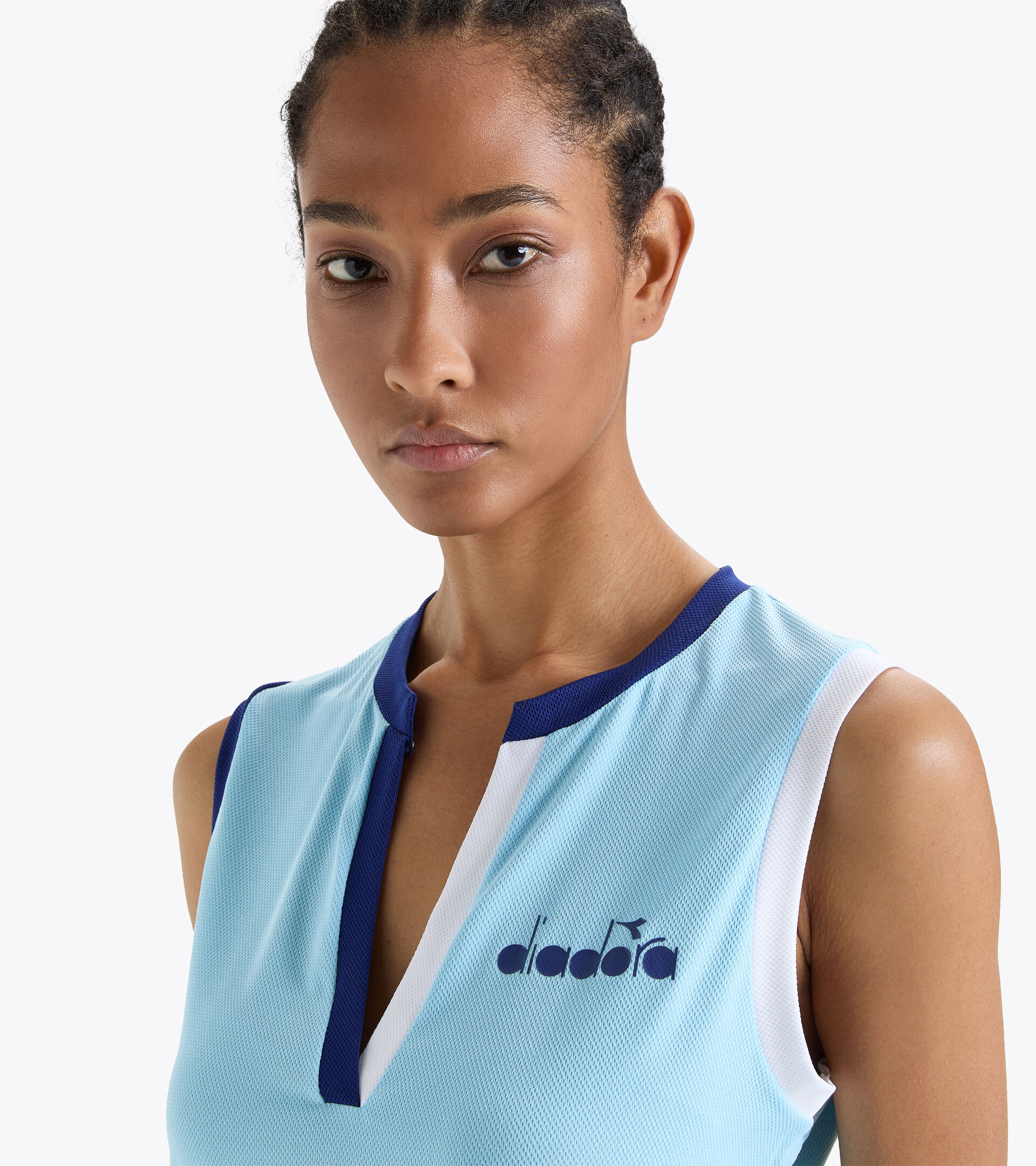 Tennis tank top - Women L. TANK ICON BRIGHT BABY BLUE - Diadora