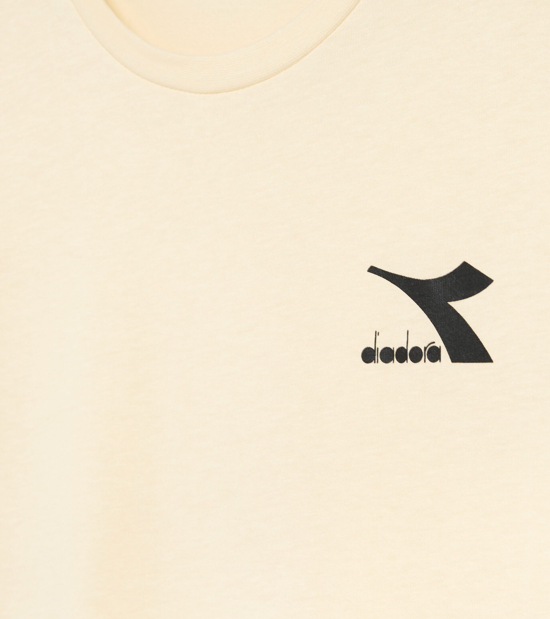 Sports T-shirt - Men’s T-SHIRT SS CORE ANTIQUE WHITE - Diadora