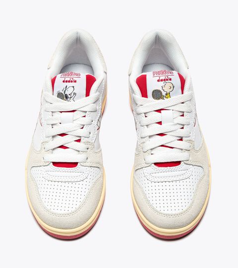 Sneaker sportiva Peanuts - Bambini e bambine - 4-8 anni DEUCE PEANUTS PS BIANCO/ROSSO SALSA - Diadora