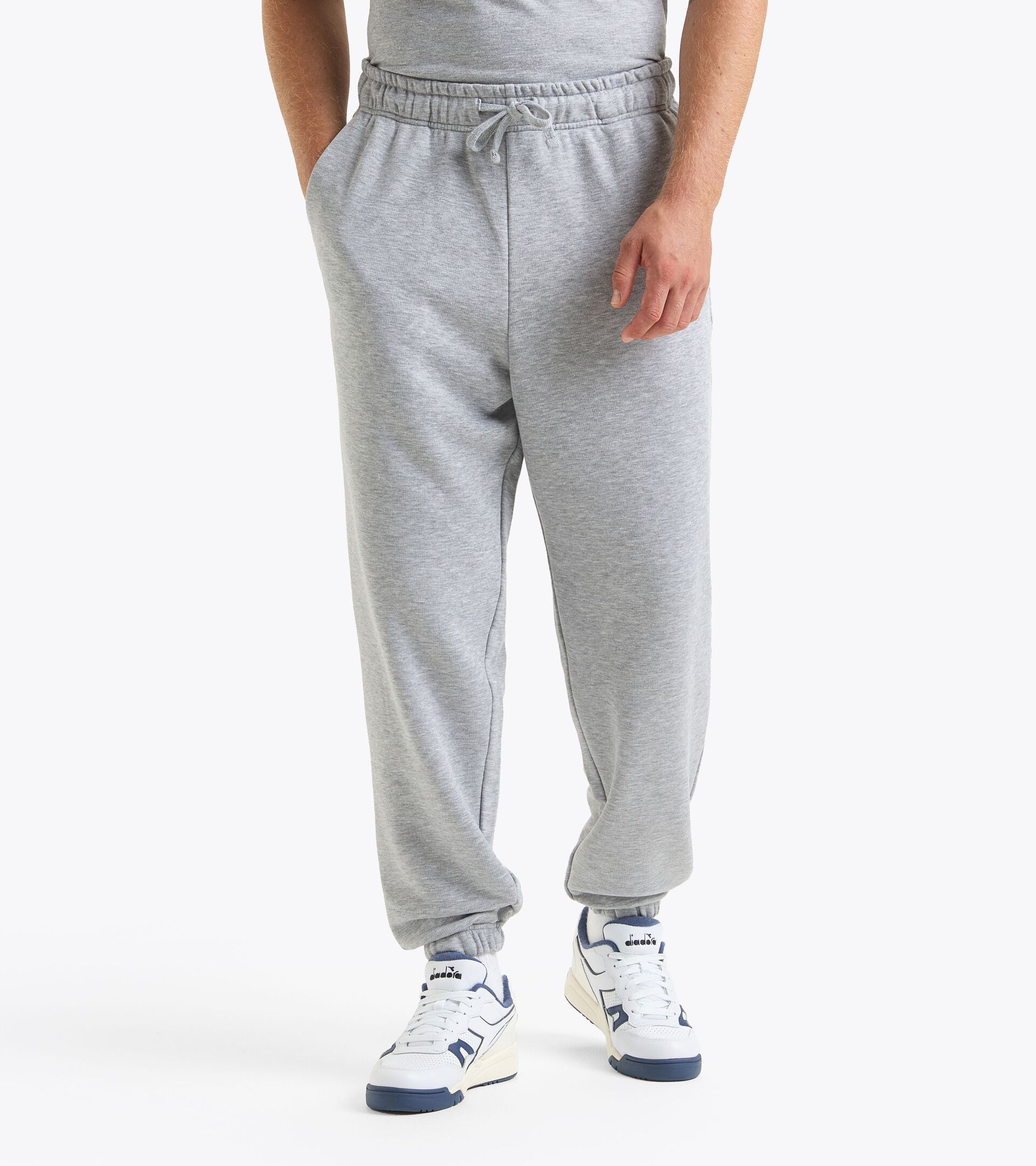 Sporthose - Gender Neutral  PANT ATHL. LOGO HOCHHAUS MELANGE - Diadora