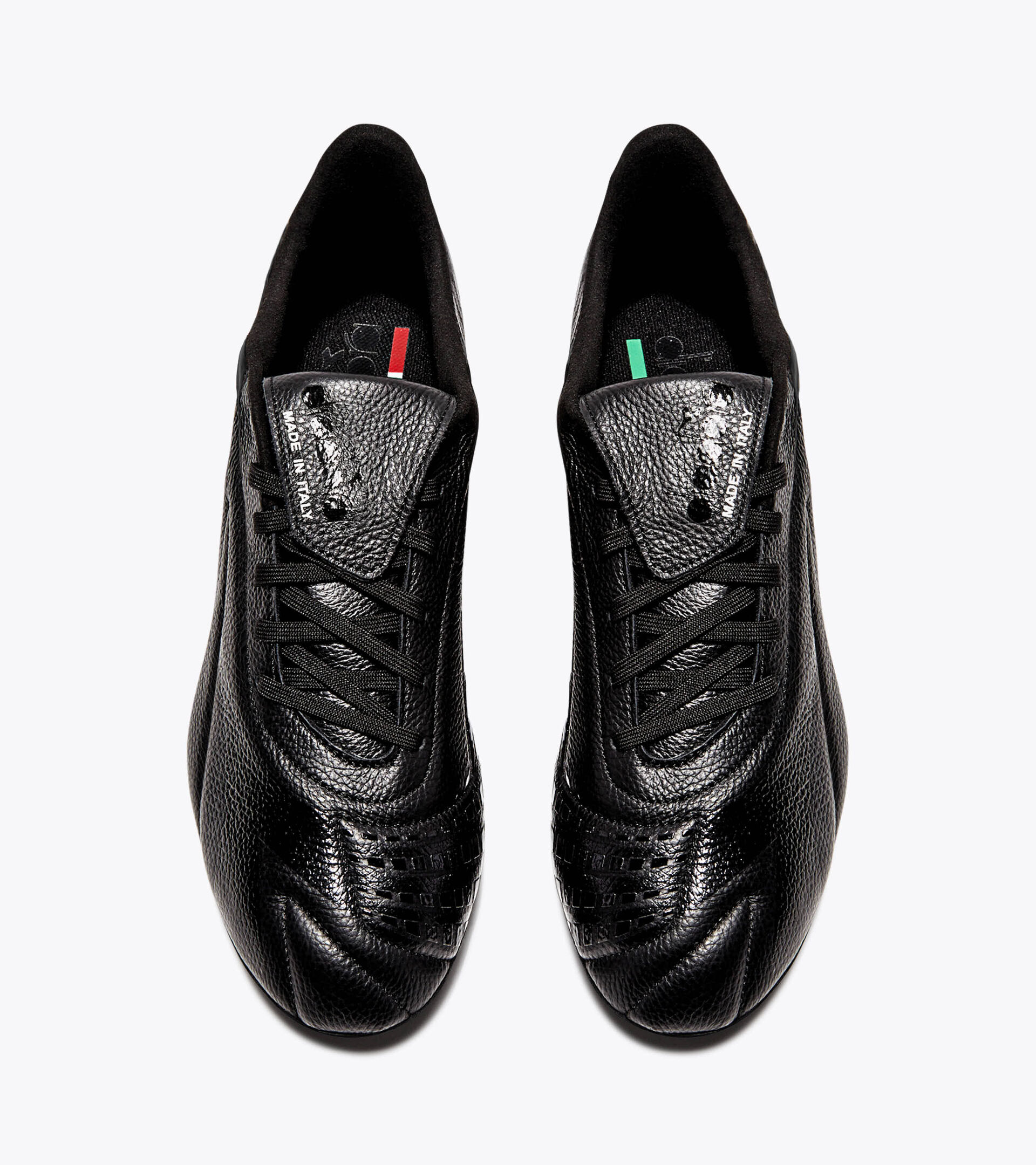 Leather calcio boots for firm ground - Made In Italy - All-Gender MAXIMUS ELITE ITA T SLX BLACK - Diadora