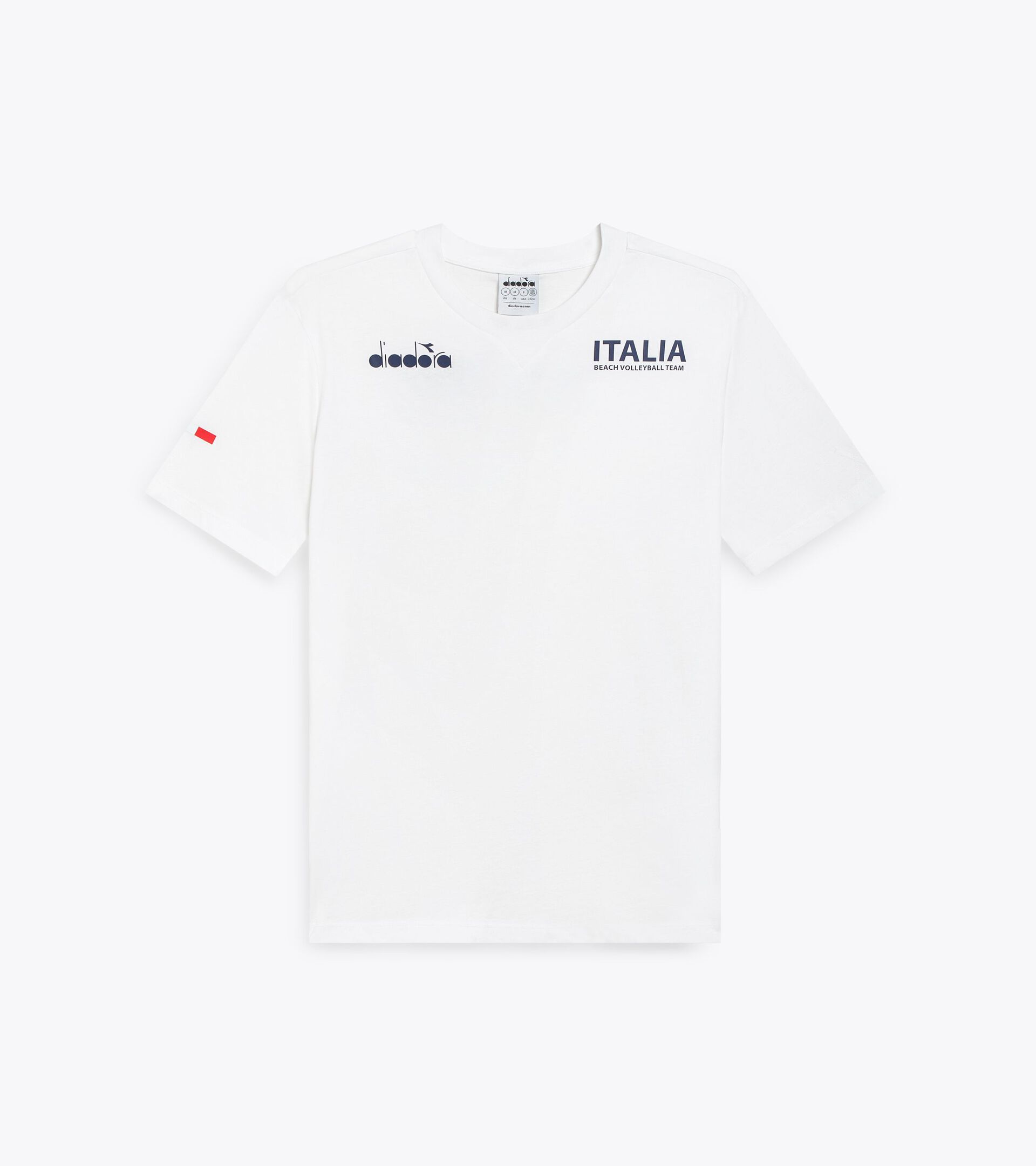 Representative t-shirt - Italy National Volleyball Team T-SHIRT RAPPRESENTANZA BV24 ITALIA OPTICAL WHITE - Diadora