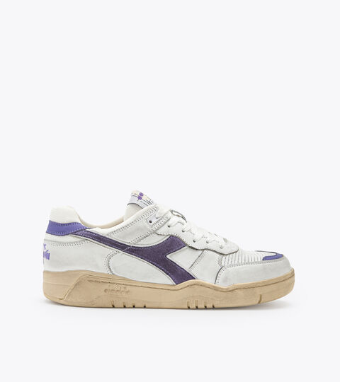 Made in Italy Heritage shoe - Gender neutral B.560 USED WHITE/VIOLET IRIS - Diadora