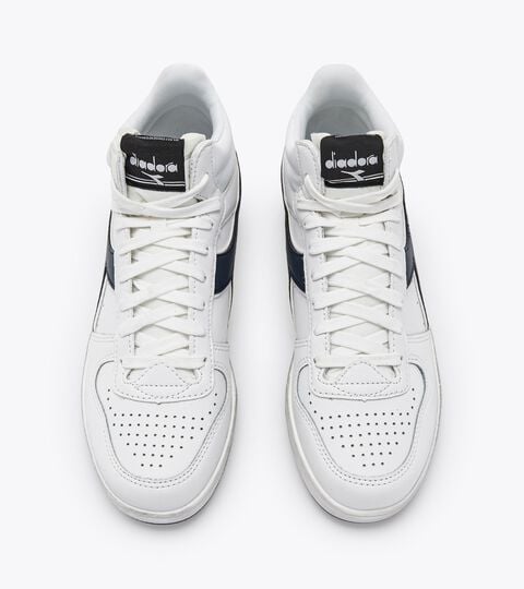 MAGIC BASKET DEMI ICONA, WHITE /BLUE CASPIAN SEA Sporty sneakers - Gender neutral MAGIC BASKET DEMI ICONA WHITE /BLUE CASPIAN SEA - Diadora