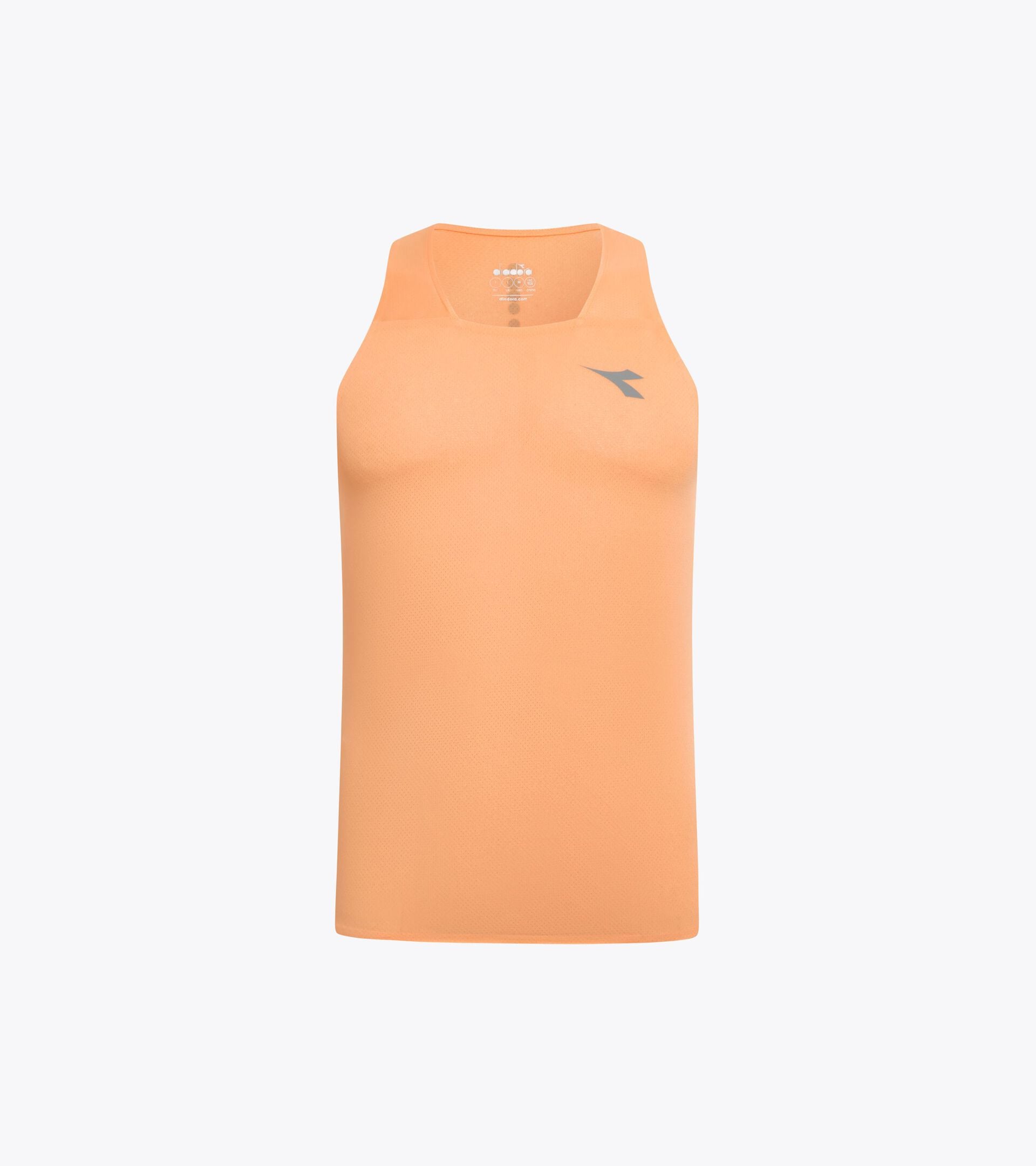 Super Light FIBRAZERO tank  - Running - Men&rsquo;s
 TANK SUPER LIGHT FIBRAZERO PEACH COBBLER - Diadora