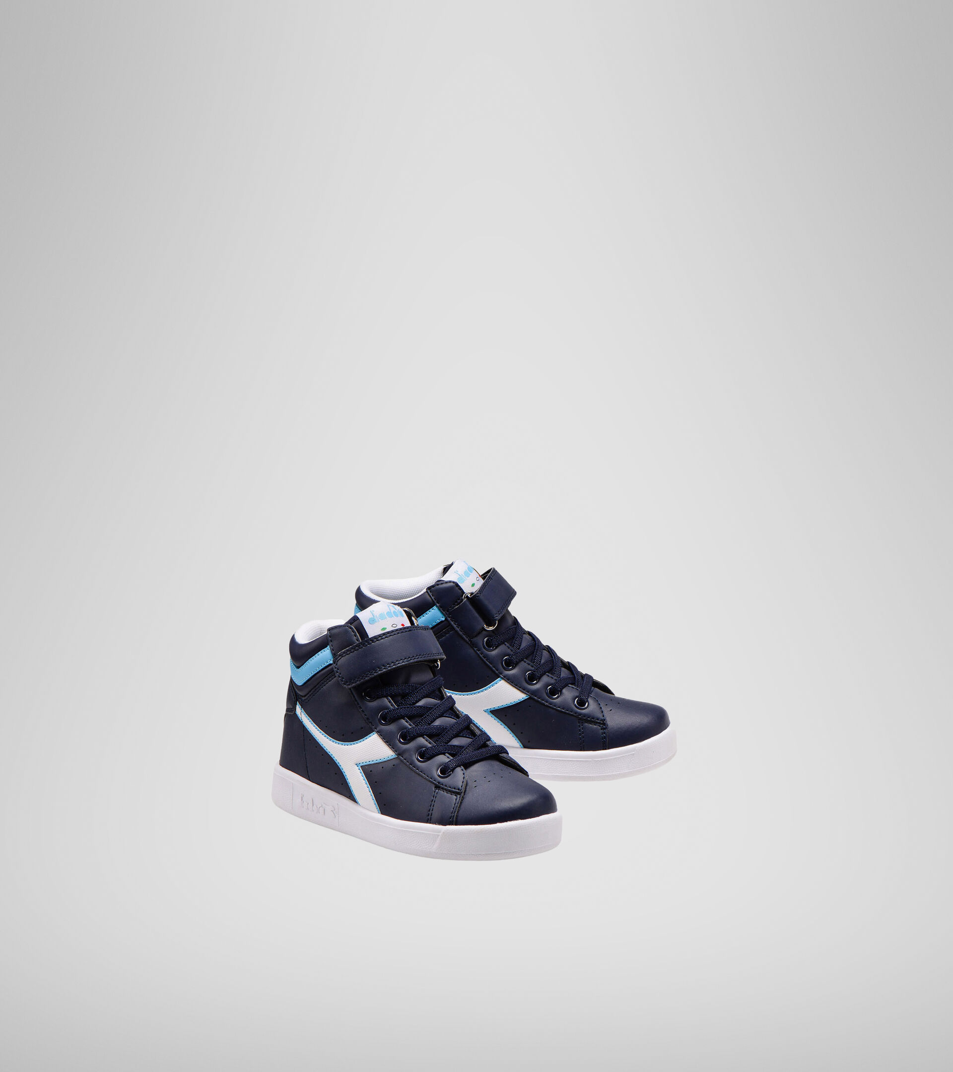Sports shoes - Kids 4-8 years GAME P HIGH PS CORSAIR/SKY BLUE INTENSE - Diadora