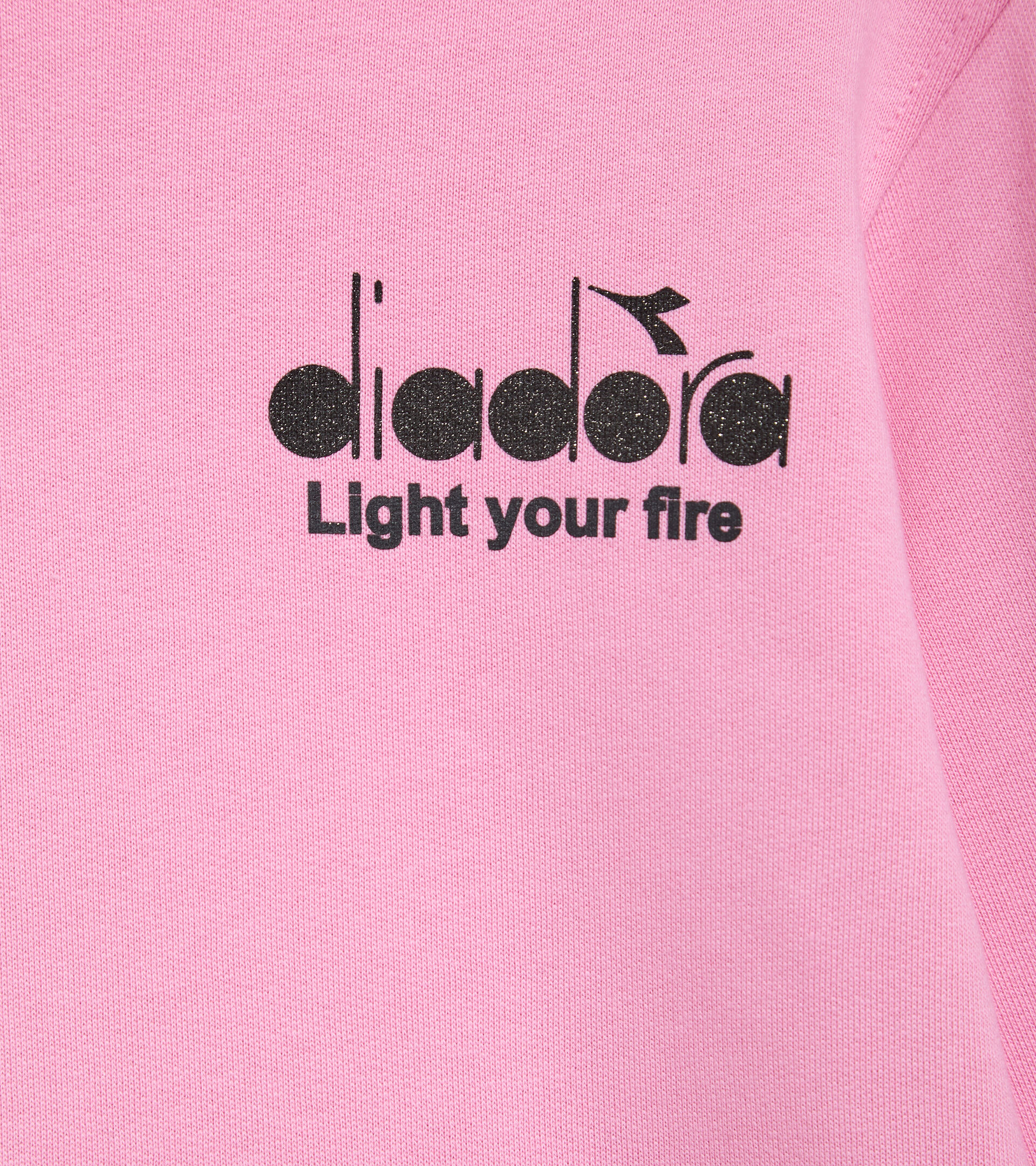 Hoodie with pocket - Girl JG.HOODIE D PINK MOTHER-OF-PEARL - Diadora