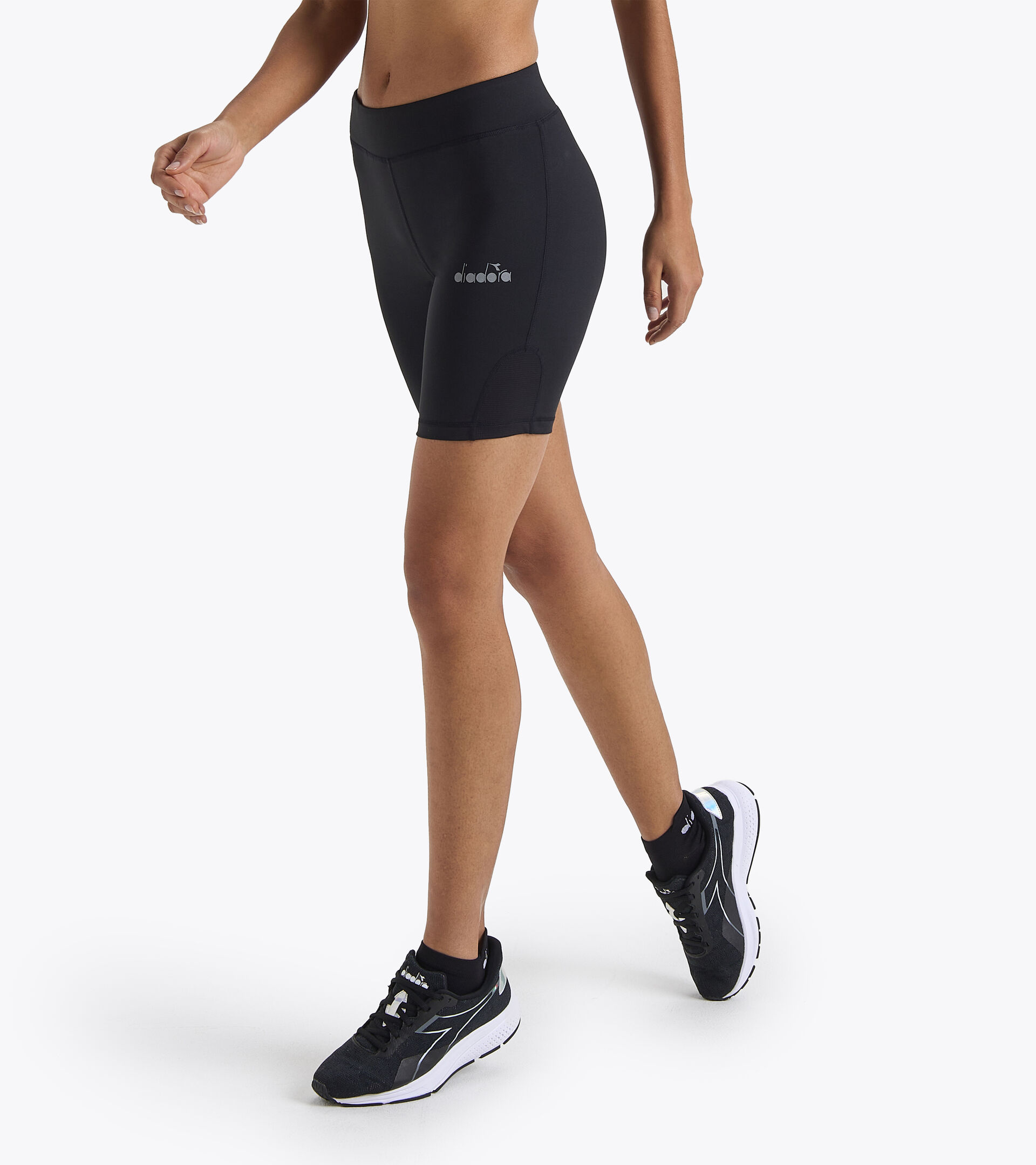 Shorts para correr - Mujer L. SHORT TIGHTS NEGRO - Diadora