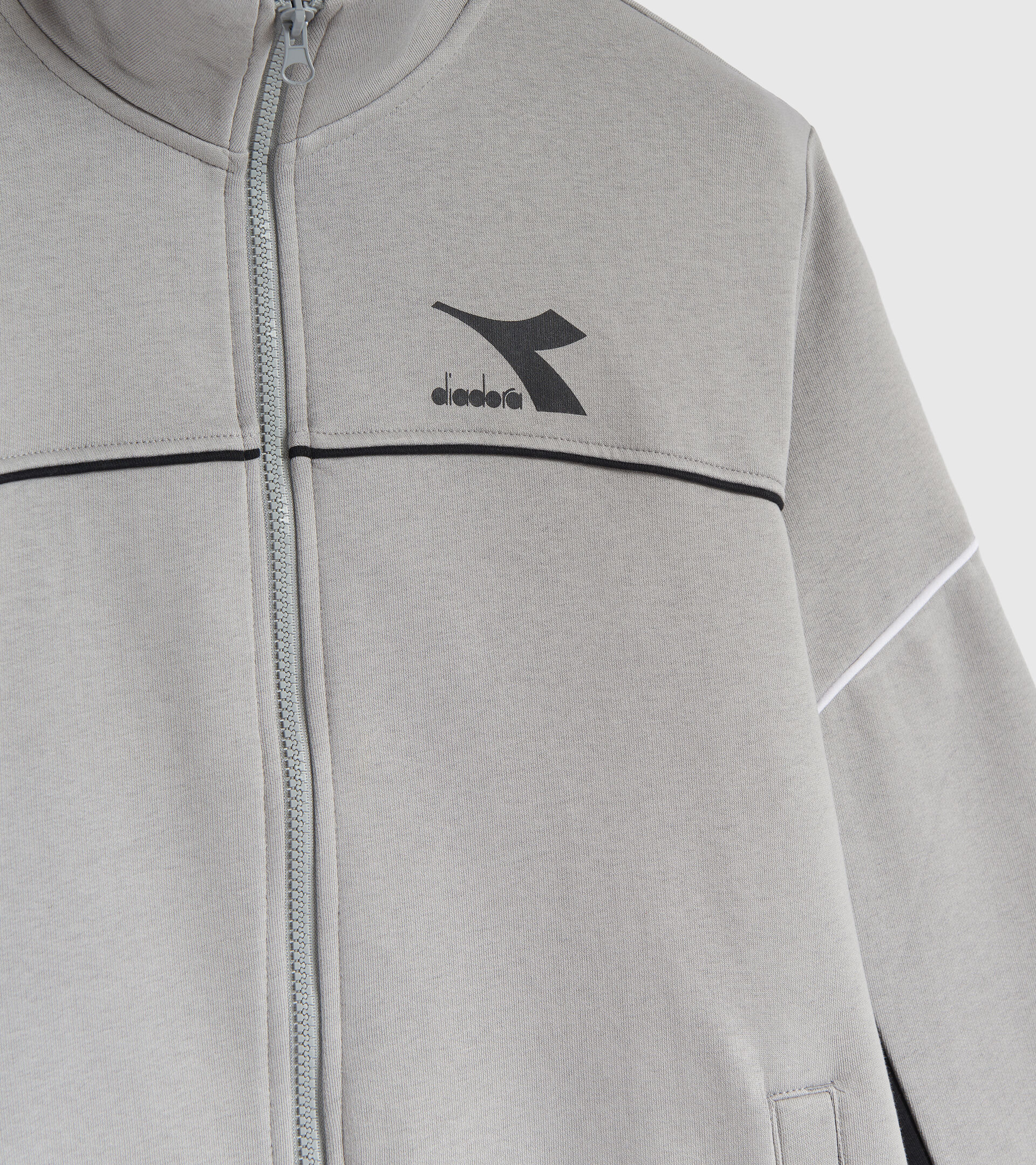 Tracksuit - Men TRACKSUIT FZ CORE GRAY MOUSE - Diadora