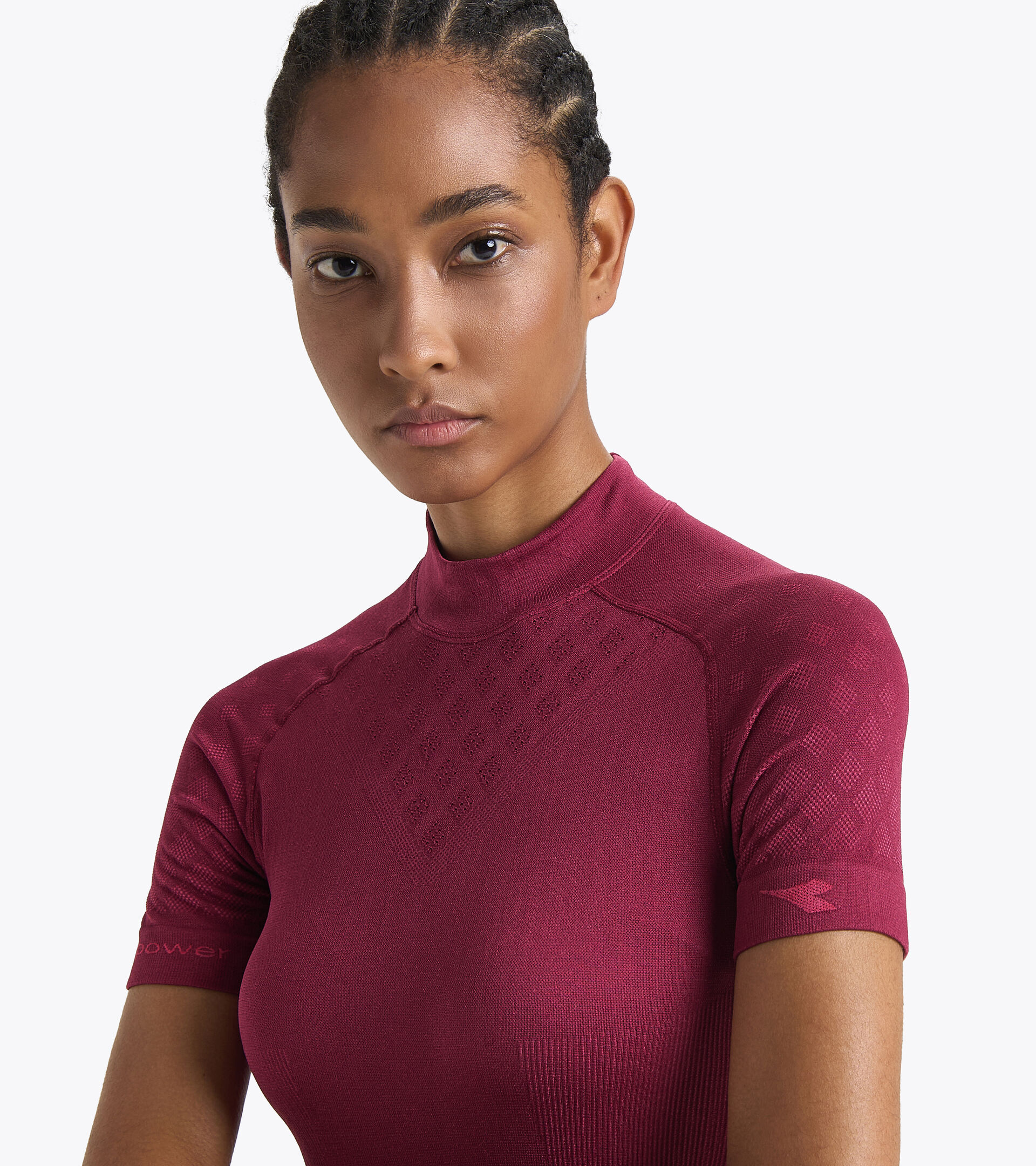Short-sleeved training t-shirt - Women L. SS T-SHIRT ACT VIOLET RUBINE - Diadora