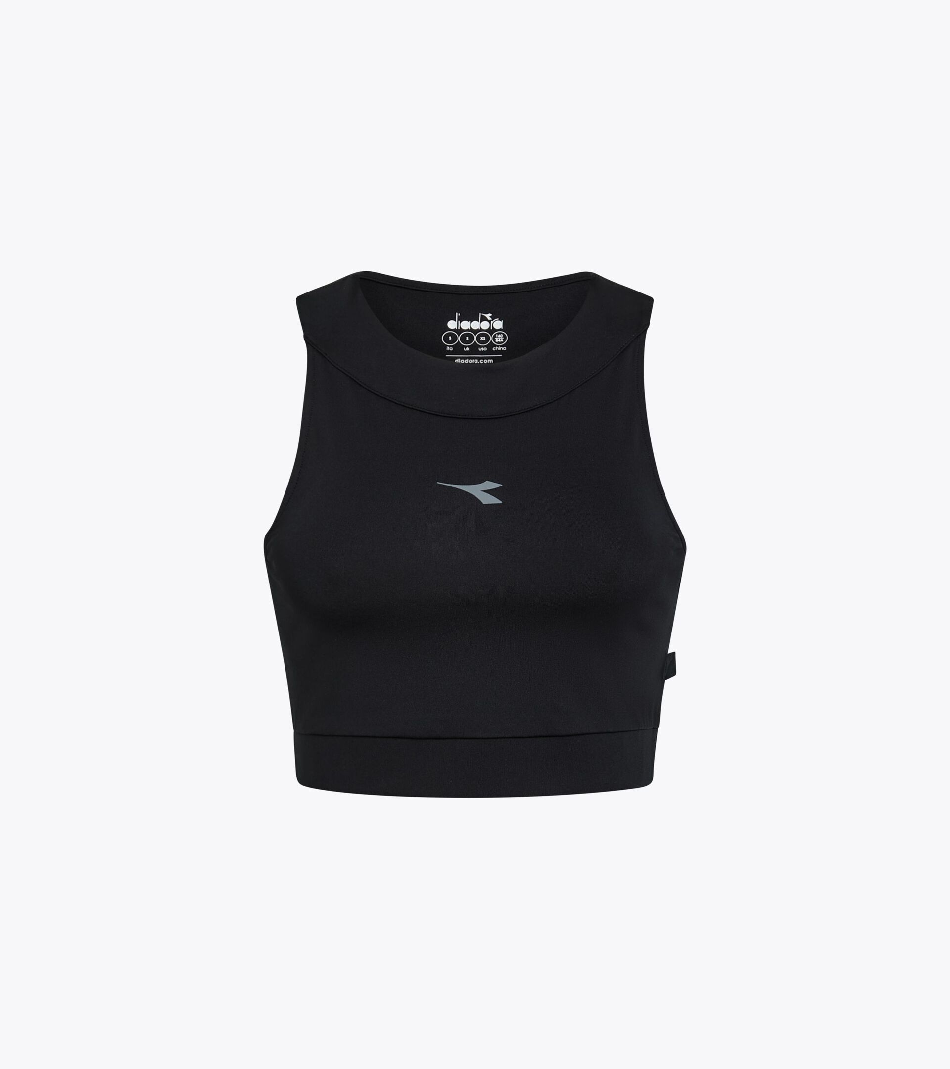 Snug running top - Women’s
 L. CROP TOP RUN BLACK - Diadora