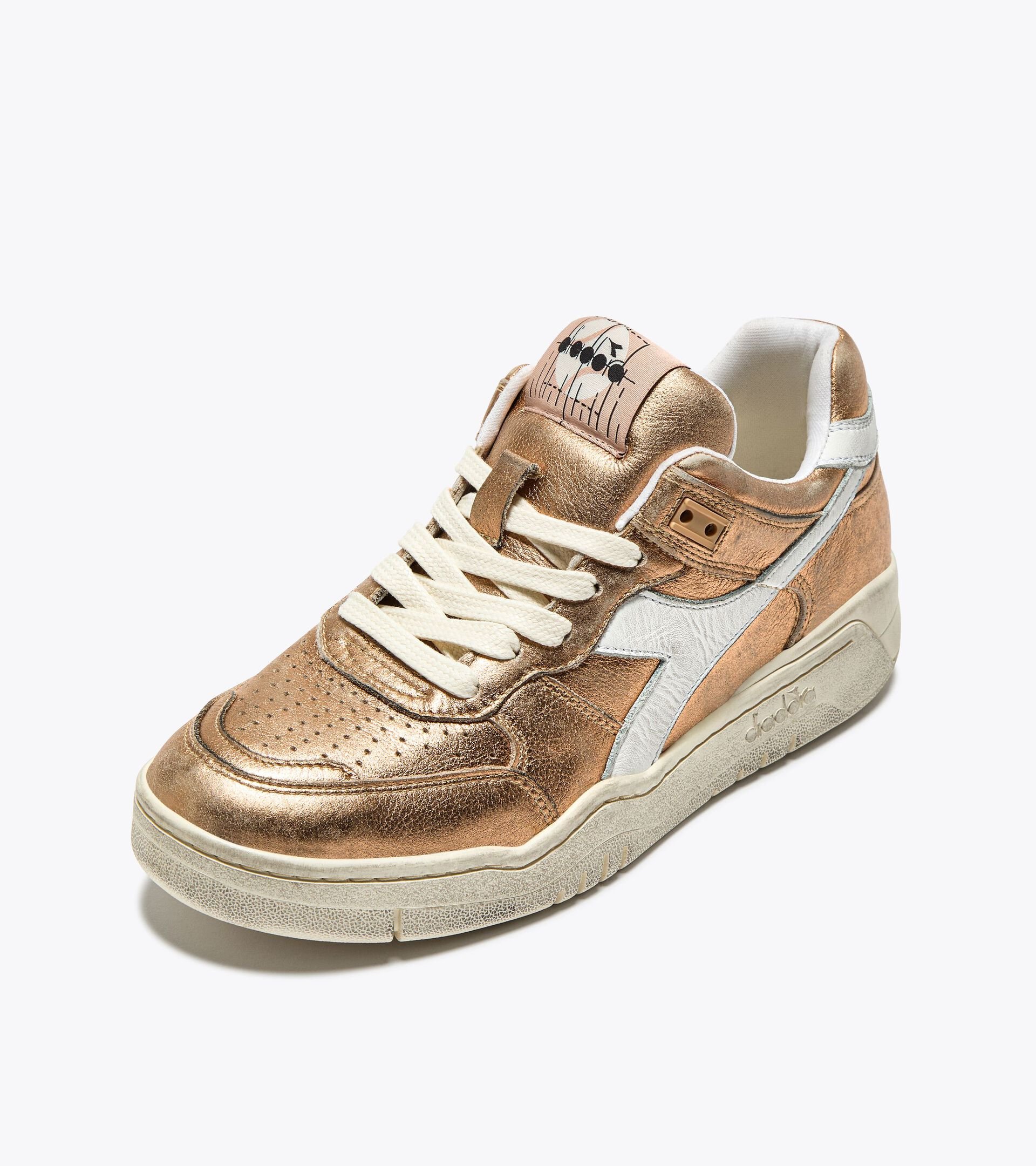 Heritage leather sneaker - Women’s B.560 METALLIC WN ROSA - Diadora