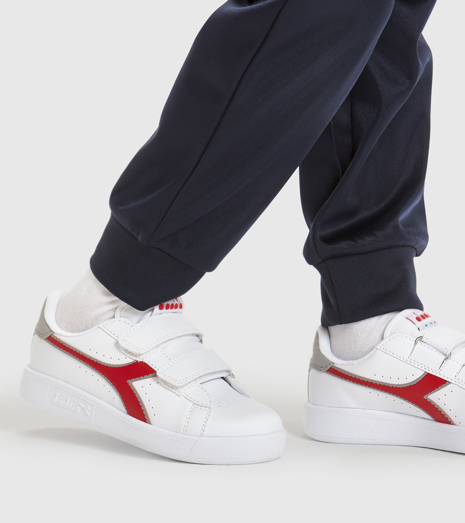 Sports shoes - Kids 4-8 years GAME P PS WHITE/TANGO RED - Diadora