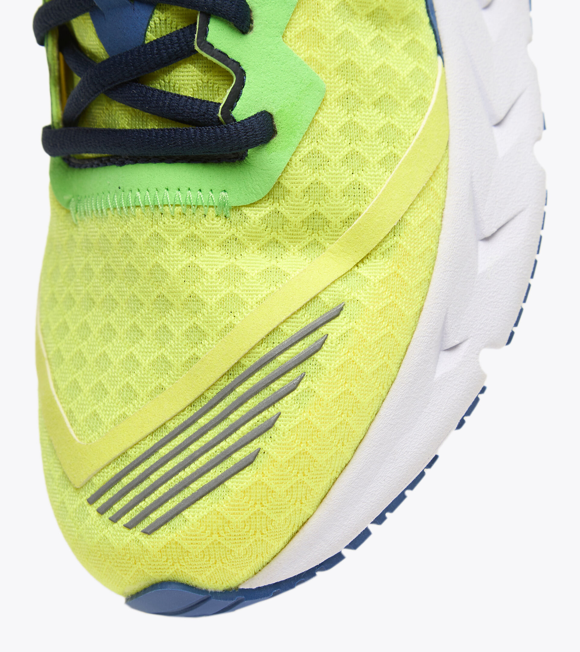 Running shoes - Men MYTHOS BLUSHIELD VOLO 2 NEON YELLOW/WHITE/BLACK IRIS - Diadora