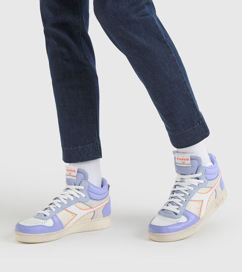 MAGIC BASKET DEMI ICONA WN, JAKARANDA/KOSMISCH HIMMEL Sportschuh - Damen MAGIC BASKET DEMI ICONA WN JAKARANDA/KOSMISCH HIMMEL - Diadora