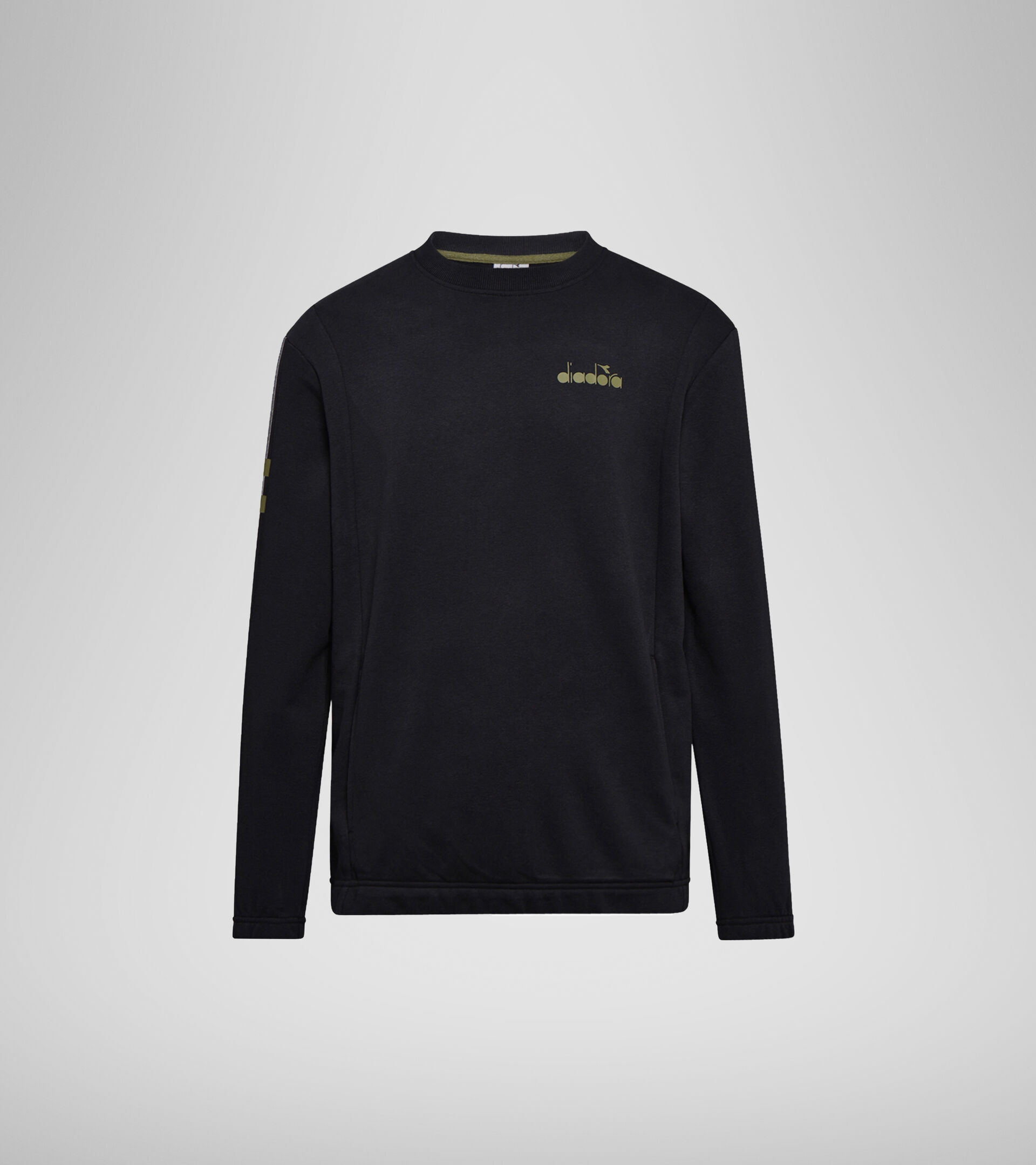 Sweat ras du cou - Homme SWEATSHIRT CREW BLKBAR NOIR - Diadora