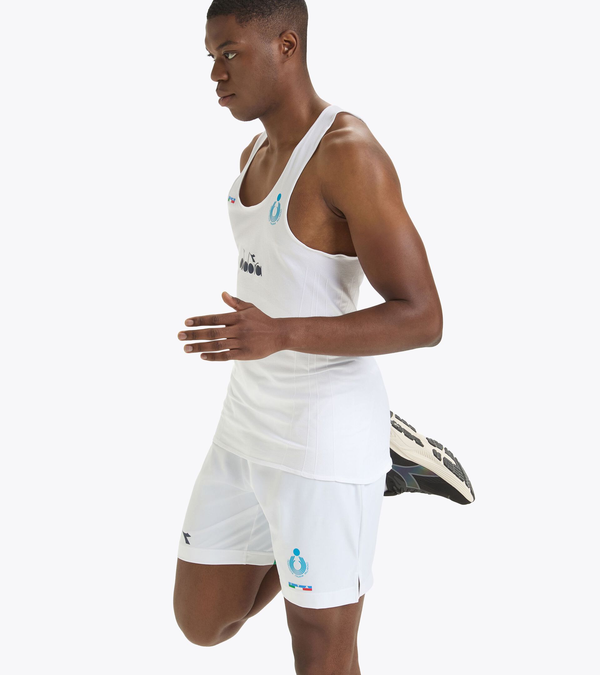 Competition tank Men - Italy National Volleyball Team CANOTTA GARA UOMO BV ITALIA OPTICAL WHITE - Diadora