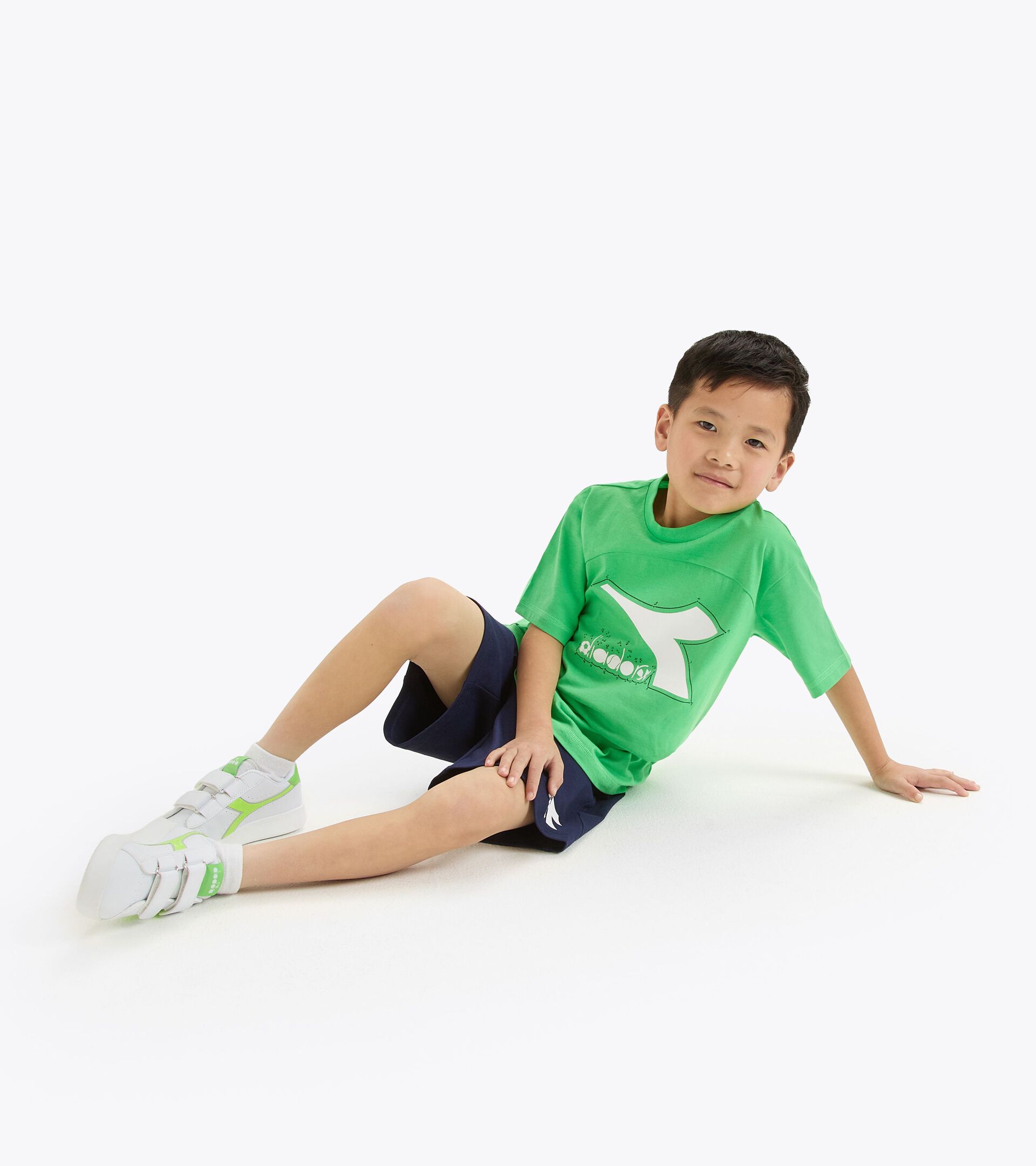 Cotton bermuda shorts - Boy
 JB.BERMUDA RIDDLE CLASSIC NAVY - Diadora