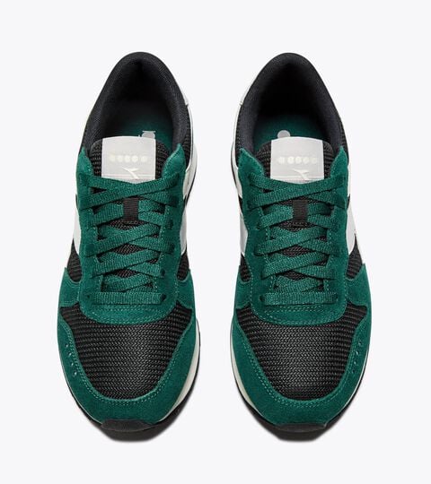 CAMARO M2, BLACK /RAIN FOREST Suede leather sneaker - All-gender CAMARO M2 BLACK /RAIN FOREST - Diadora