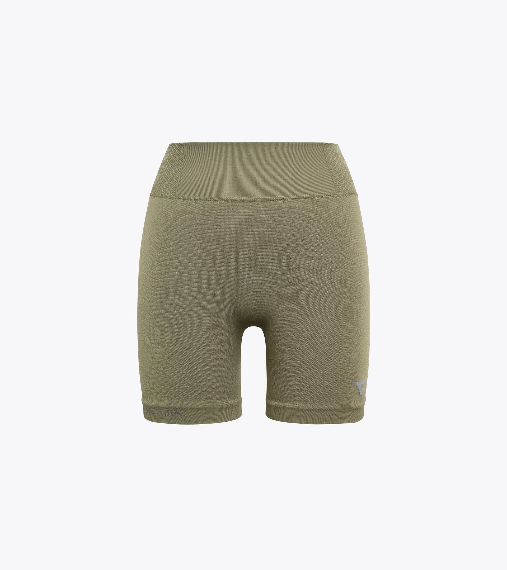 Technical shorts for temperature control -  Running - Women&rsquo;s L. SHORTER STRATOUNO SAGE GREEN - Diadora