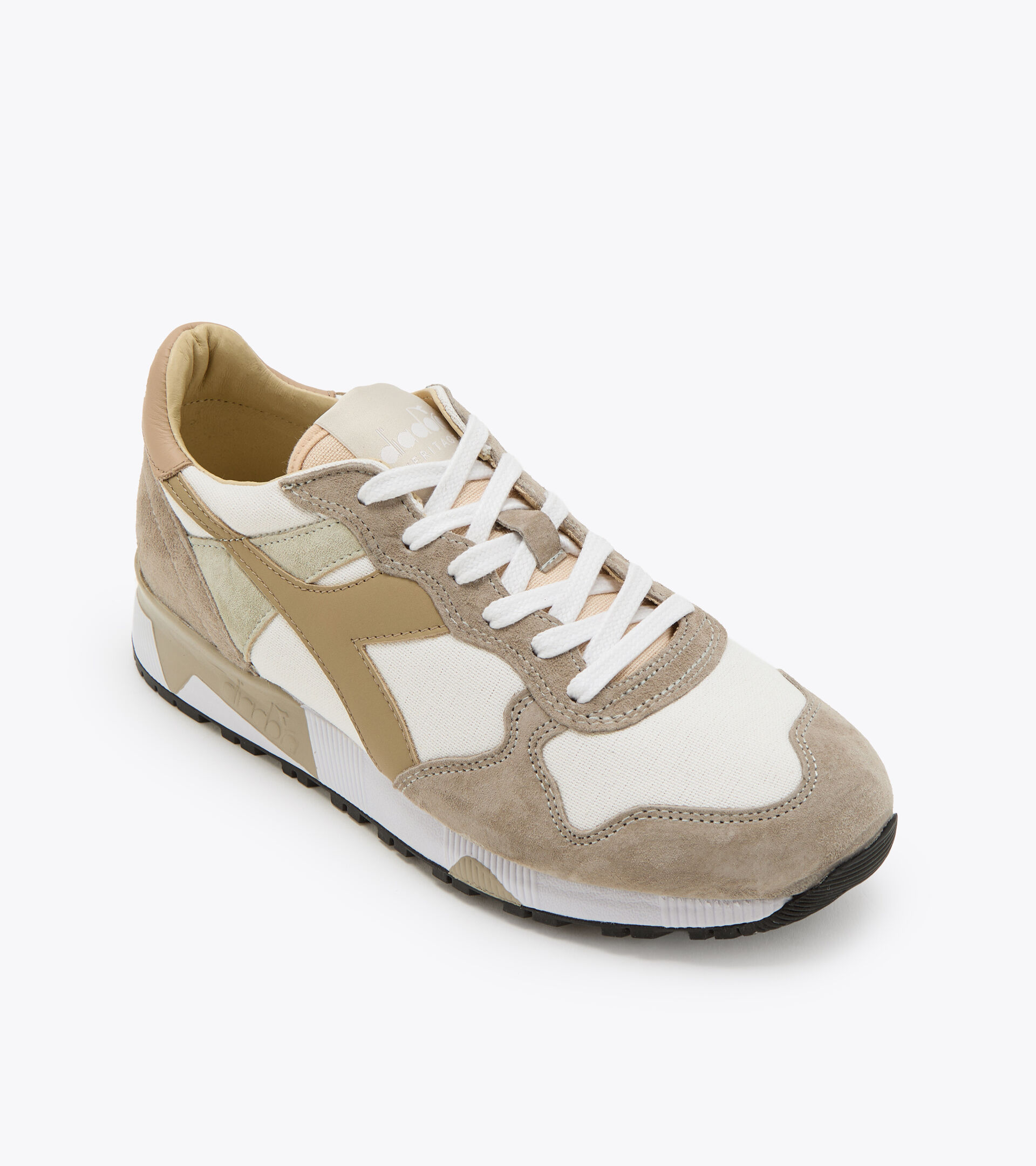 Heritage shoe - Men TRIDENT 90 C SW WHITE/PUTTY - Diadora