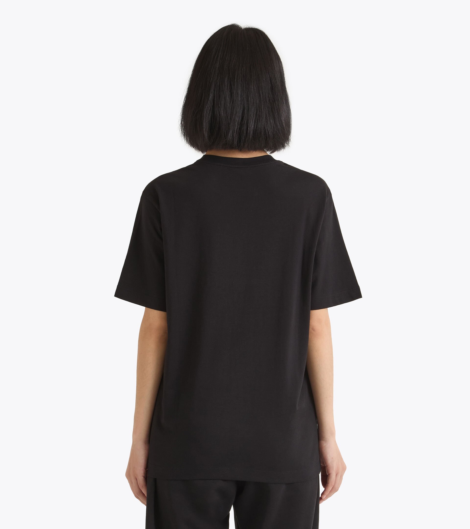T-shirt - All-gender T-SHIRT SS ATHL. LOGO BLACK - Diadora