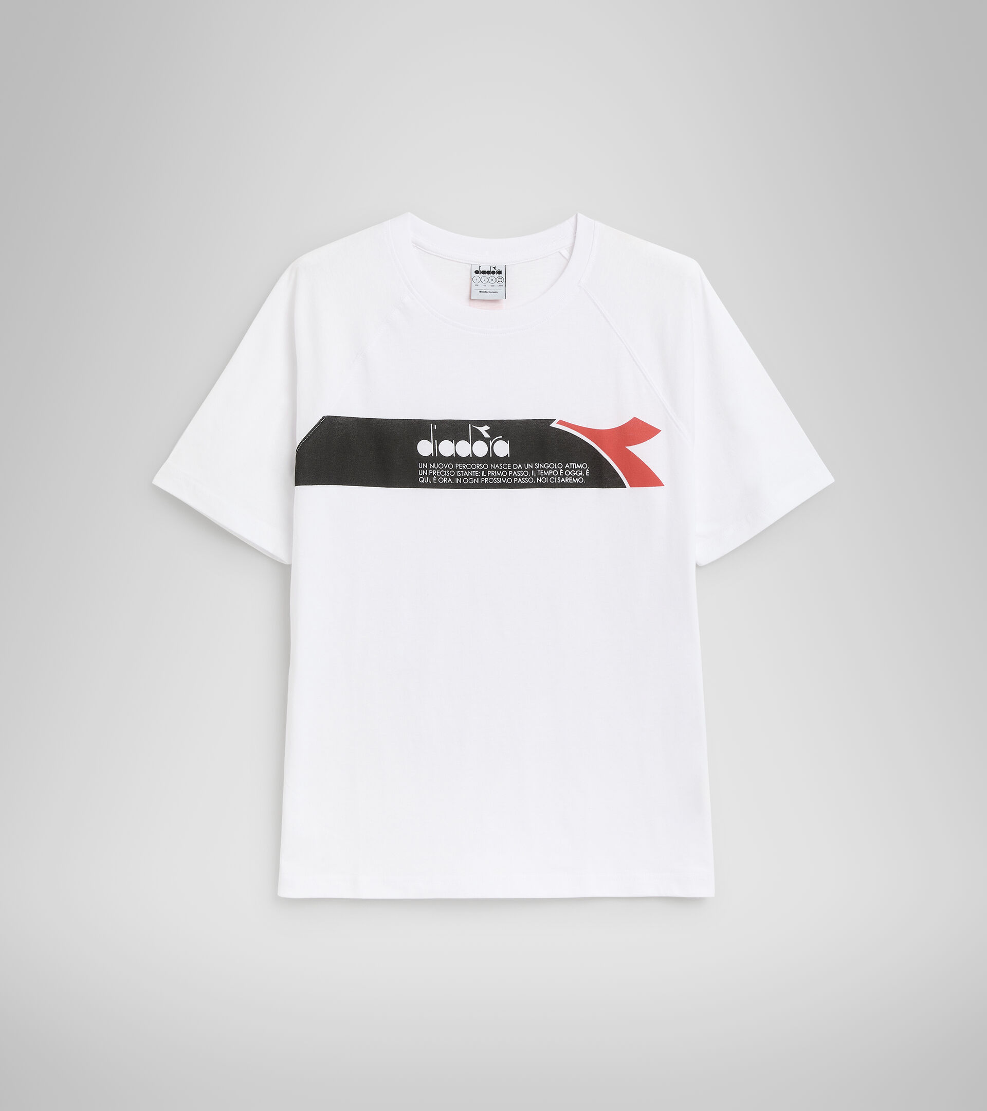 T-shirt en coton mélangé - Homme T-SHIRT SS  URBANITY BLANC VIF - Diadora