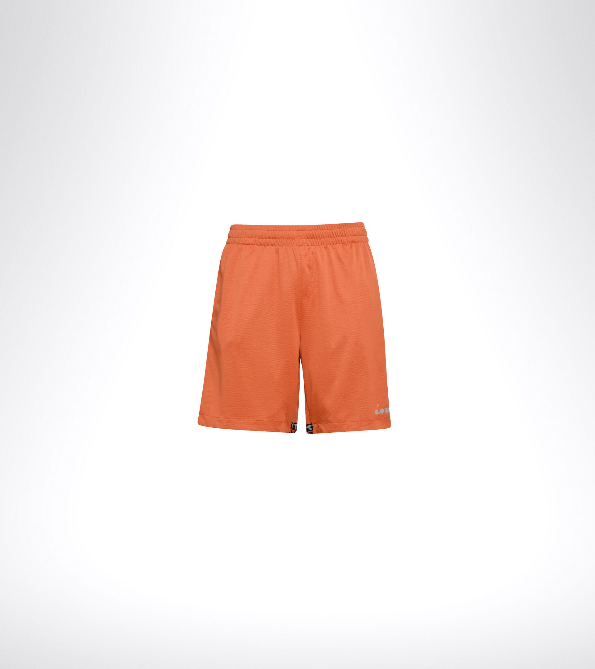 Double-face running shorts - Men BERMUDA REVERSIBLE BE ONE MECCA ORANGE/BLACK - Diadora