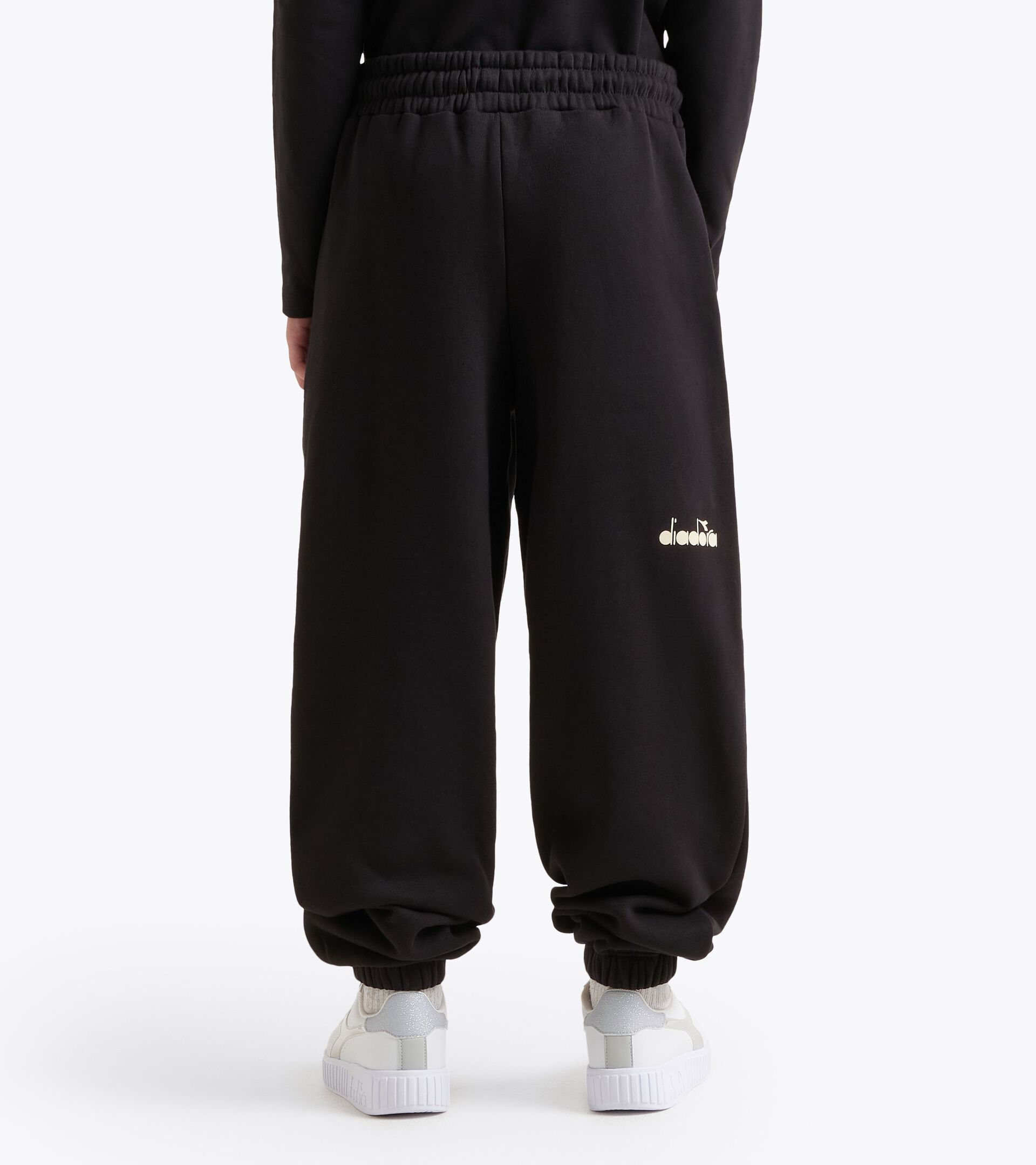 Joggers - Girls JG. JOGGER PANTS RHINESTONE BLACK - Diadora