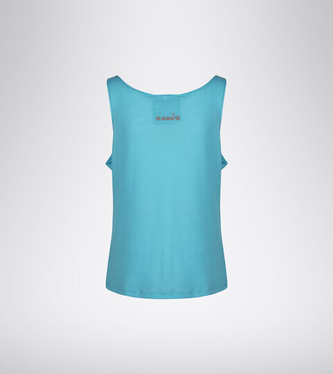 L. TANK BE ONE, AZUL SUBMARINISMO Camiseta de entrenamiento - Mujer L. TANK BE ONE AZUL SUBMARINISMO - Diadora