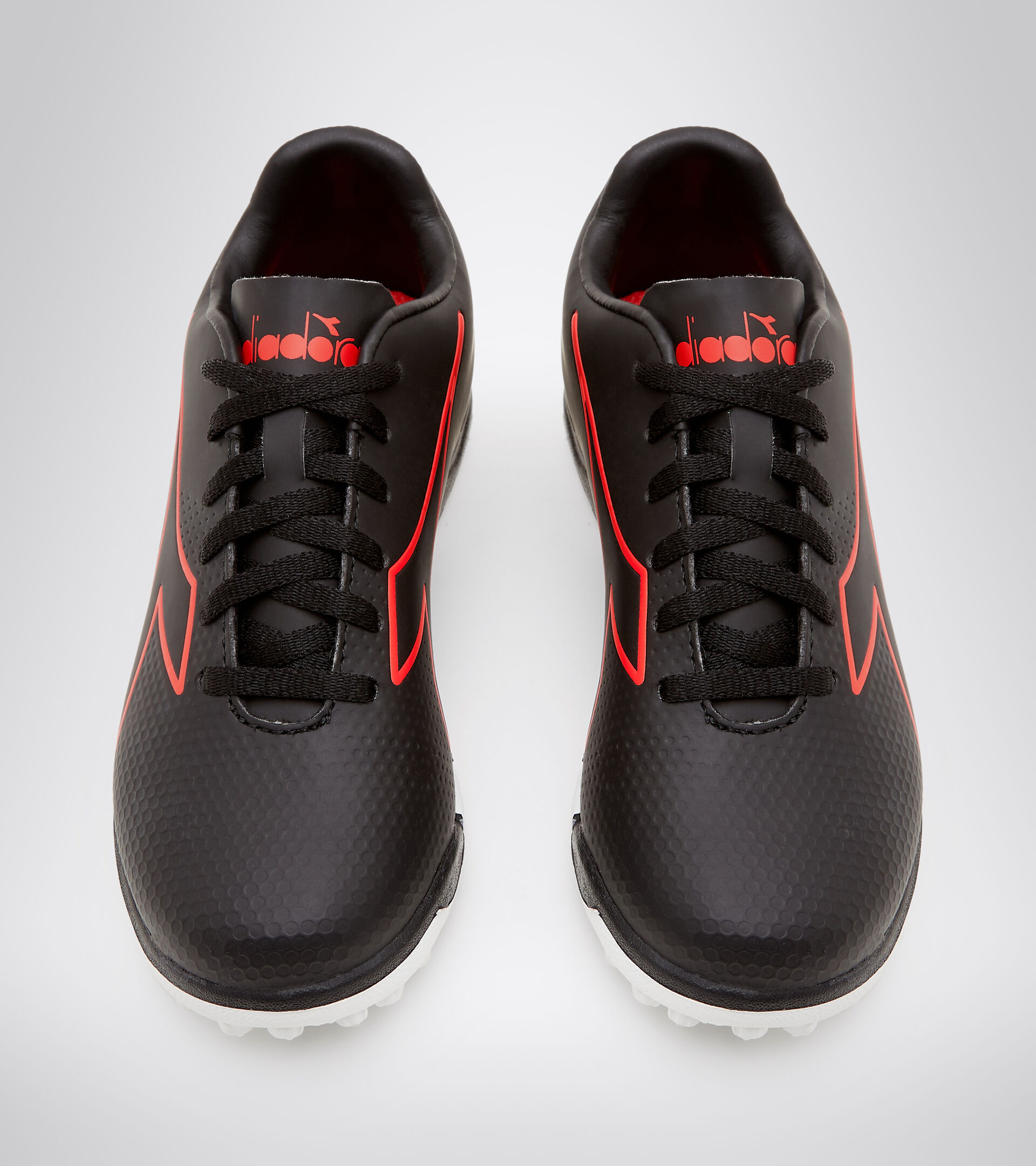 Synthetic pitch football boots - Kids PICHICHI 4 TF JR BLACK/FLUO RED/WHITE - Diadora
