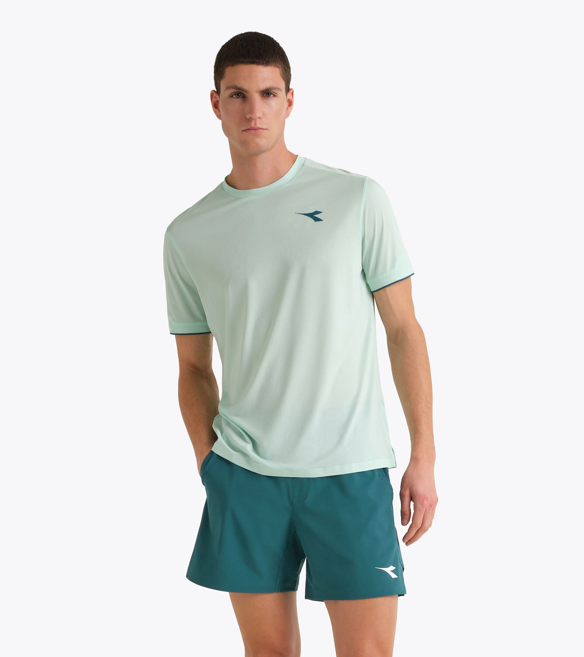 T-shirt &agrave; manches courtes avec technologie FIBRAZERO - Comp&eacute;tition - Homme SS T-SHIRT MATCH FIBRAZERO BAIE - Diadora